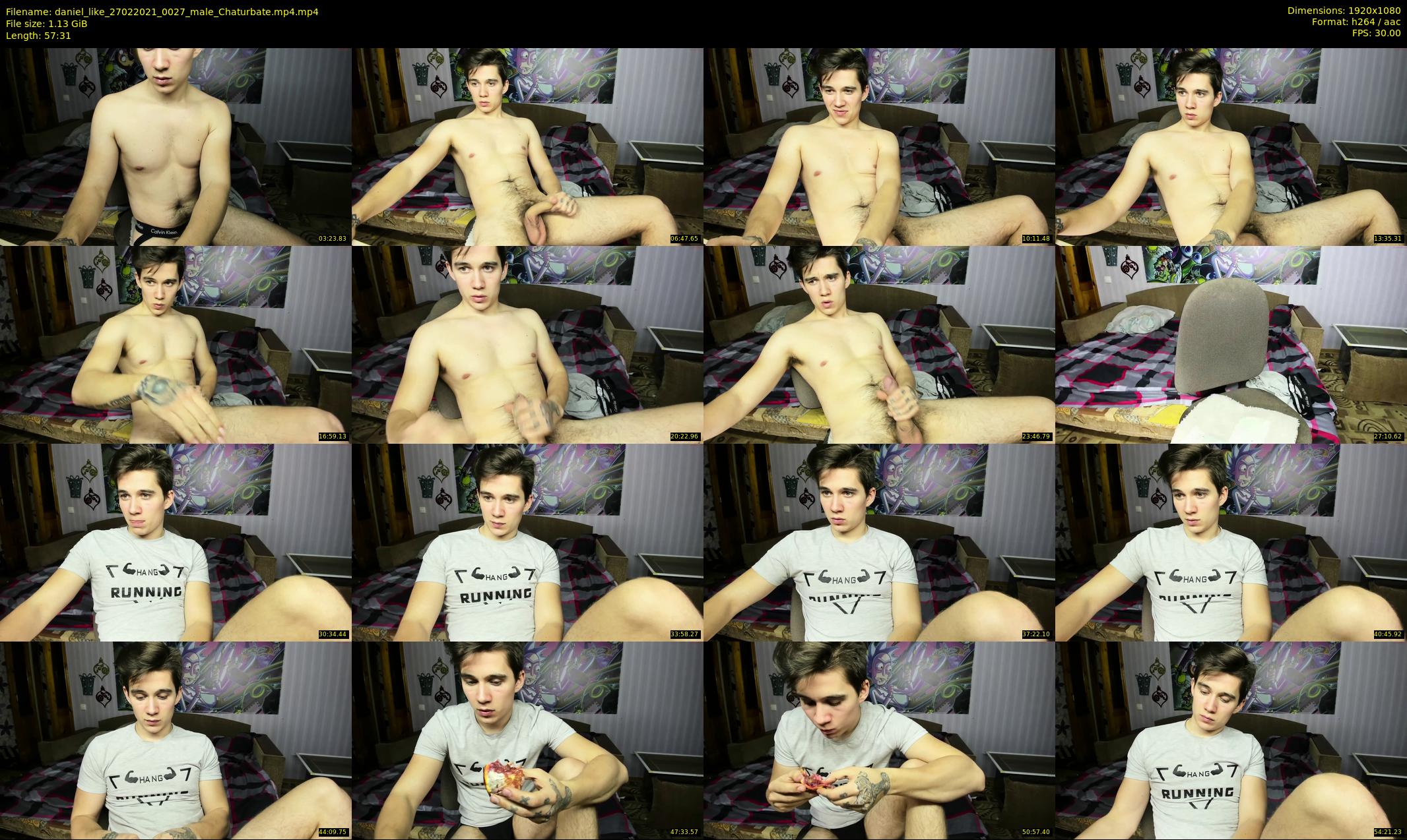daniel_like — 58 minute Chaturbate male cam show recording, 1080p, Feb 27, 2021