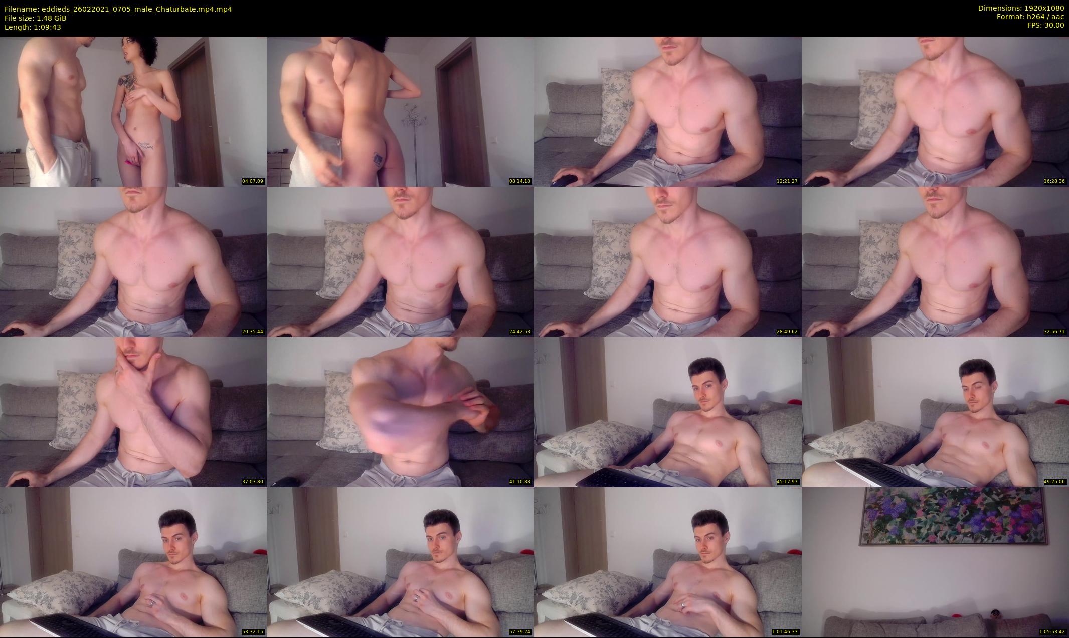 eddieds — 70 minute Chaturbate male cam show recording, 1080p, Feb 26, 2021