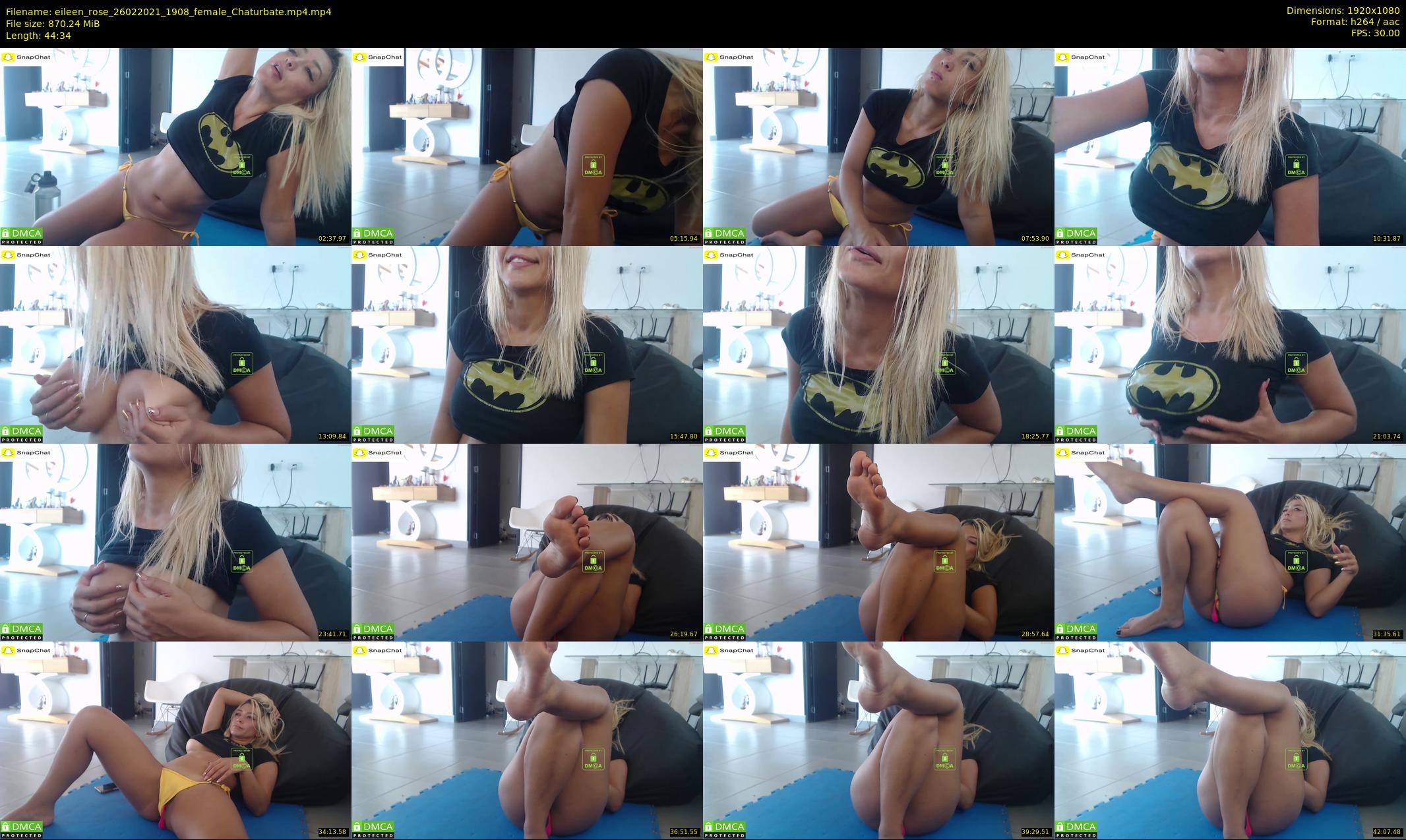eileen_rose — 45 minute Chaturbate female cam show recording, 1080p, Feb 26, 2021