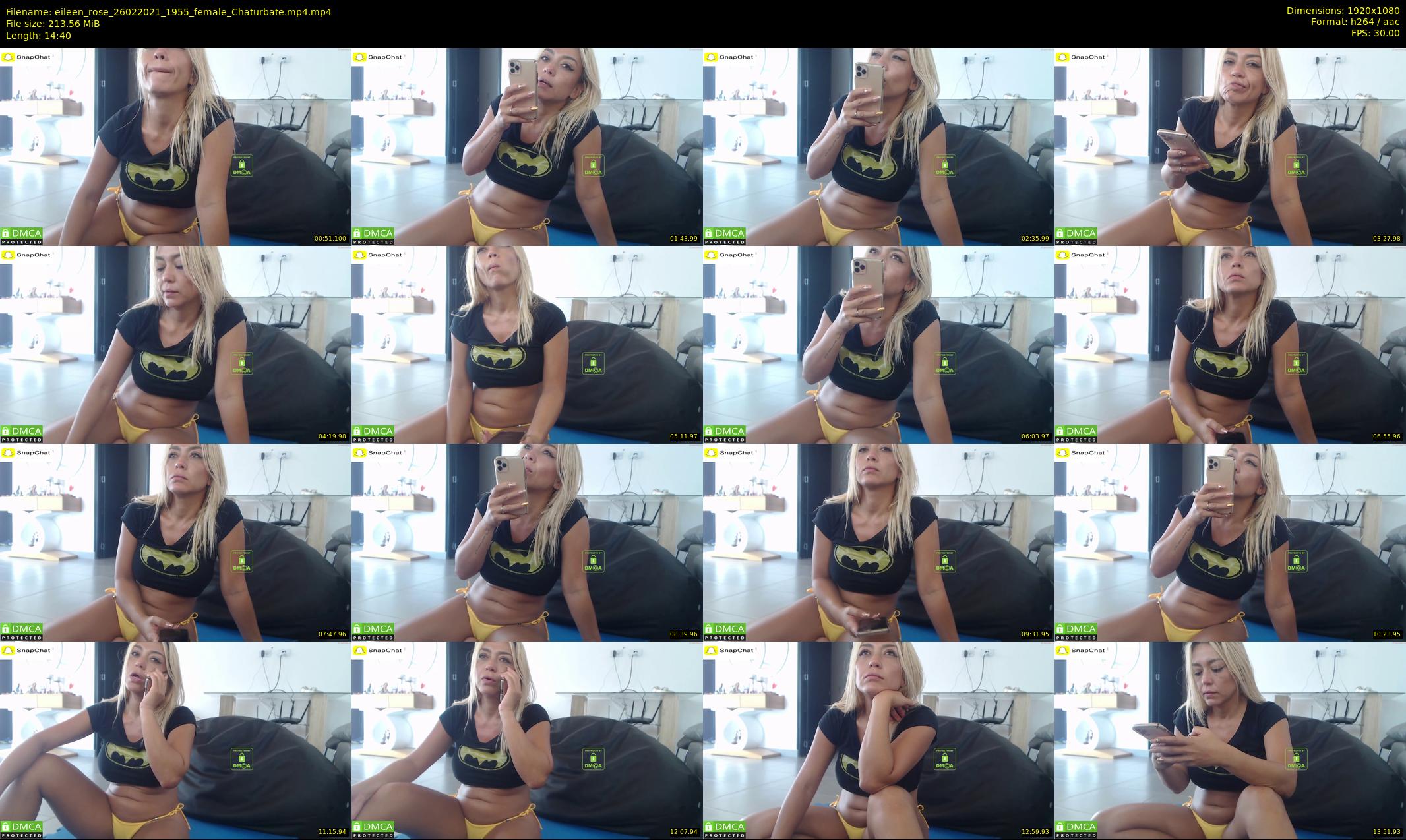 eileen_rose — 15 minute Chaturbate female cam show recording, 1080p, Feb 26, 2021