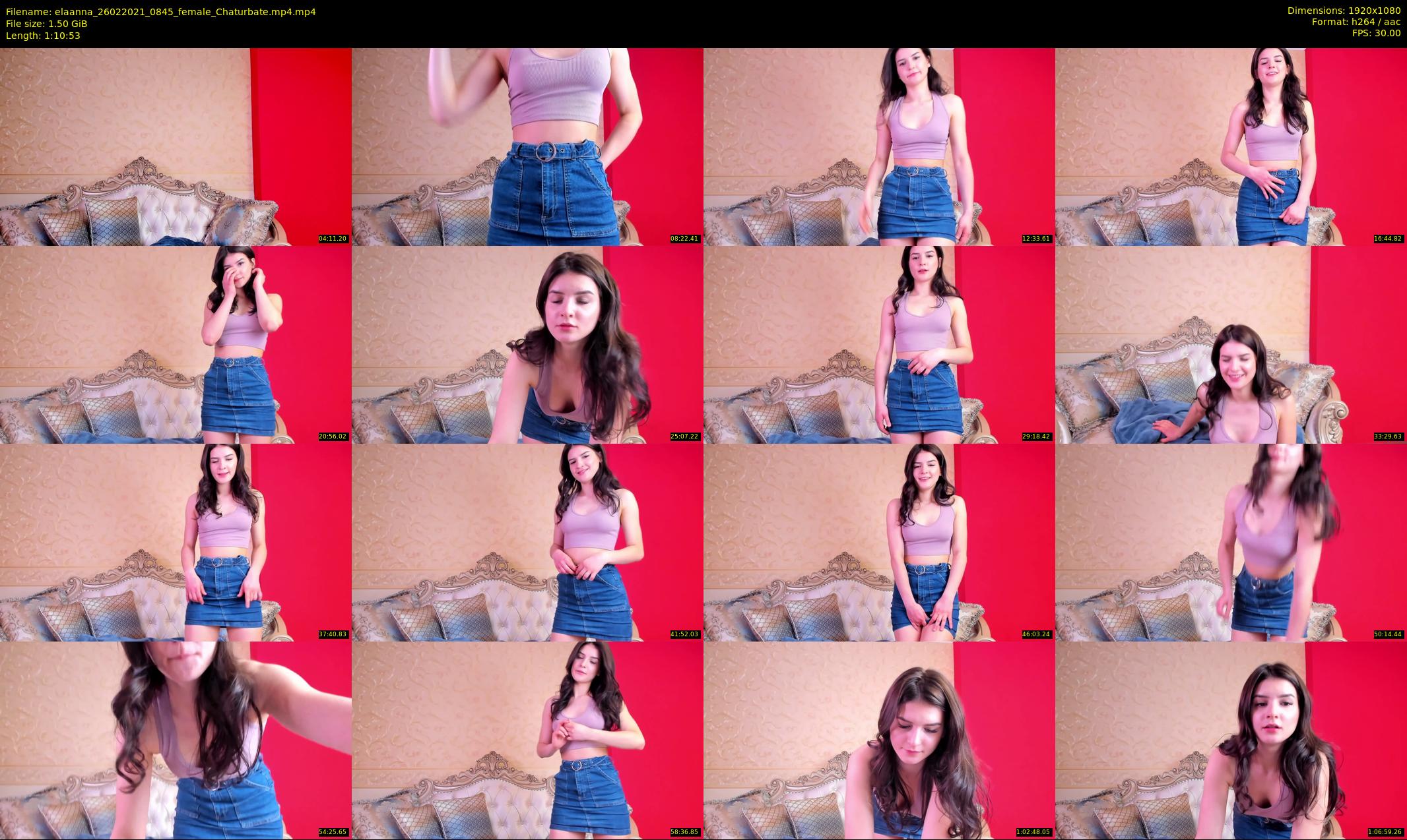 elaanna — 71 minute Chaturbate female cam show recording, 1080p, Feb 26, 2021