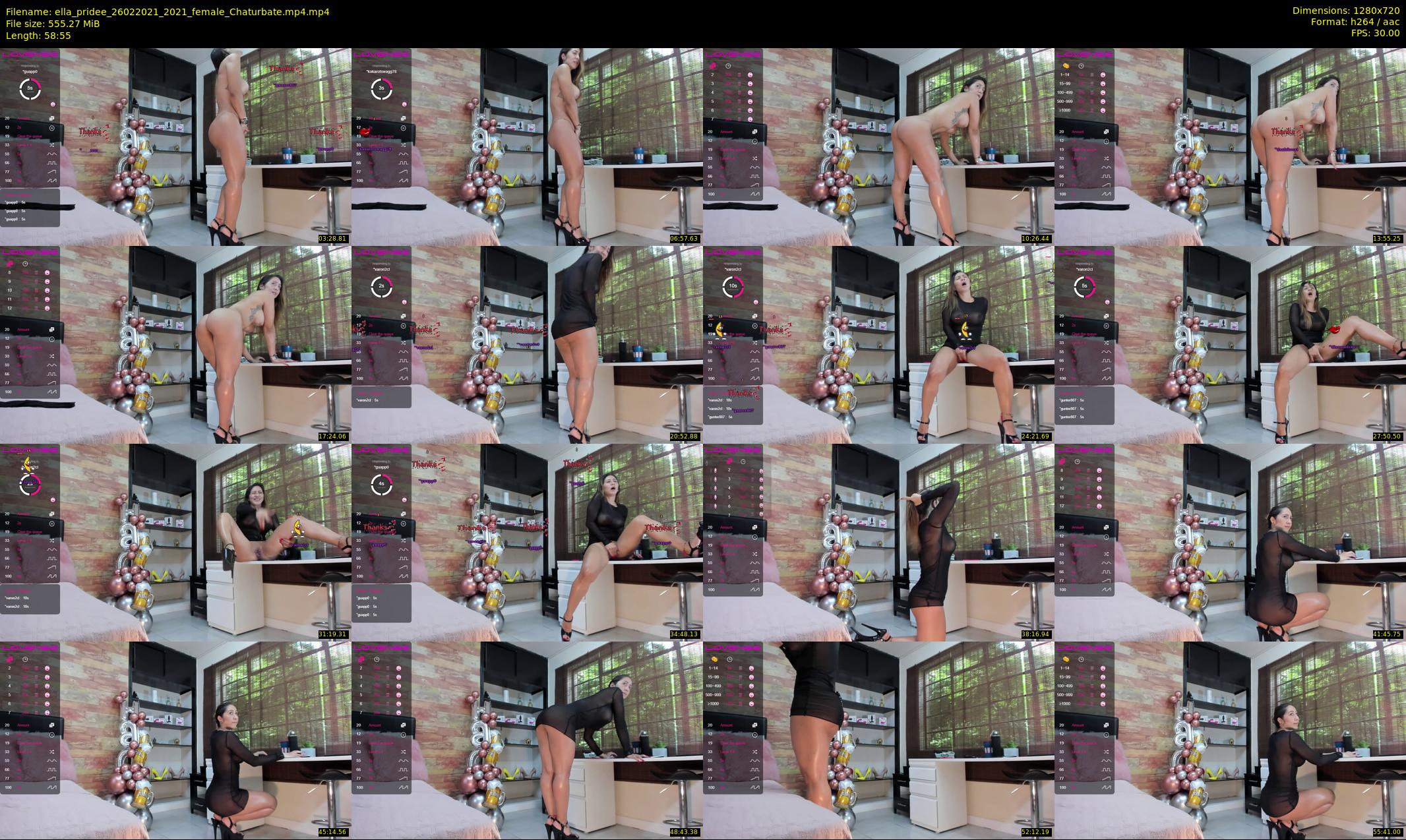 ella_pridee — 59 minute Chaturbate female cam show recording, 720p, Feb 26, 2021