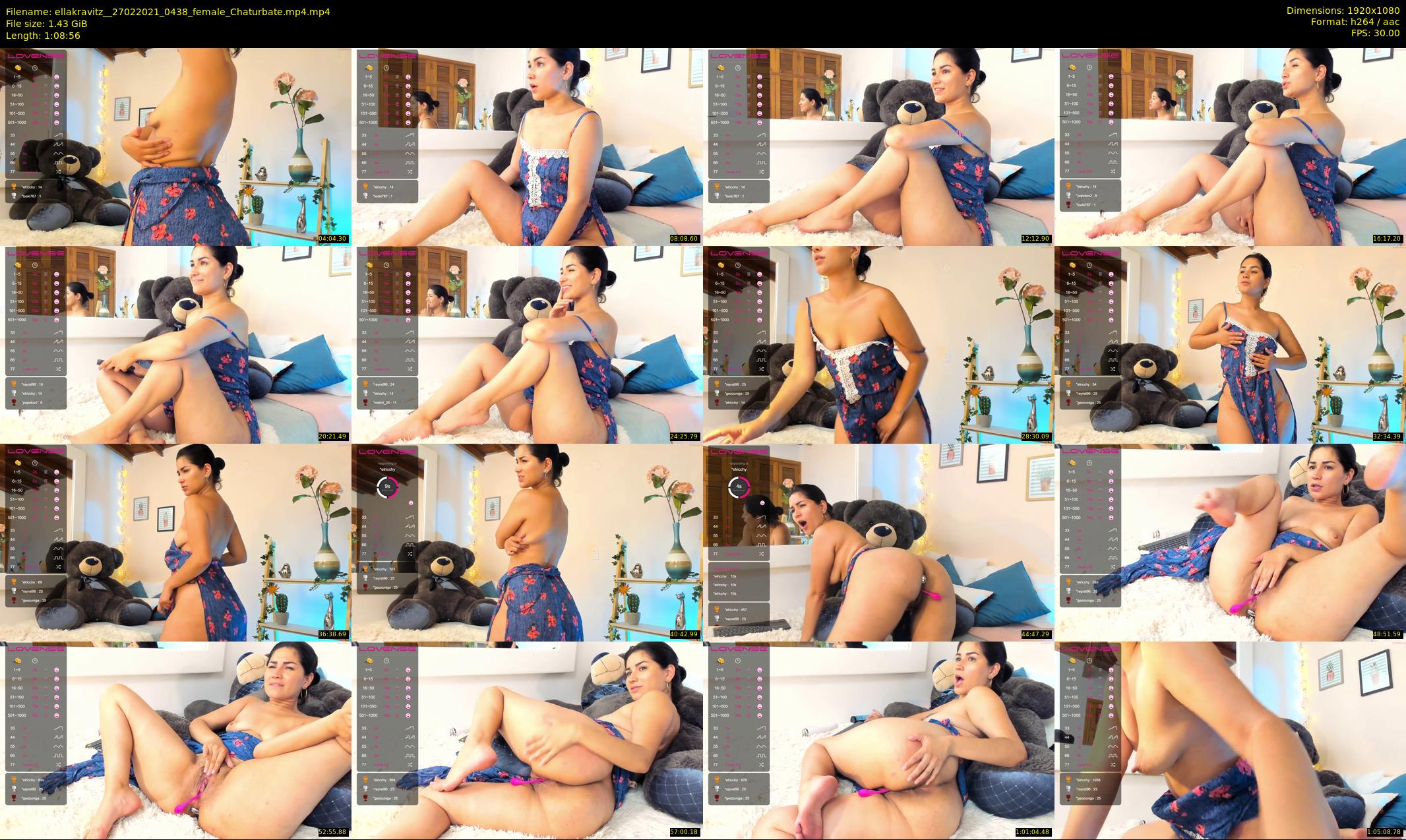 ellakravitz_ — 69 minute Chaturbate female cam show recording, 1080p, Feb 27, 2021