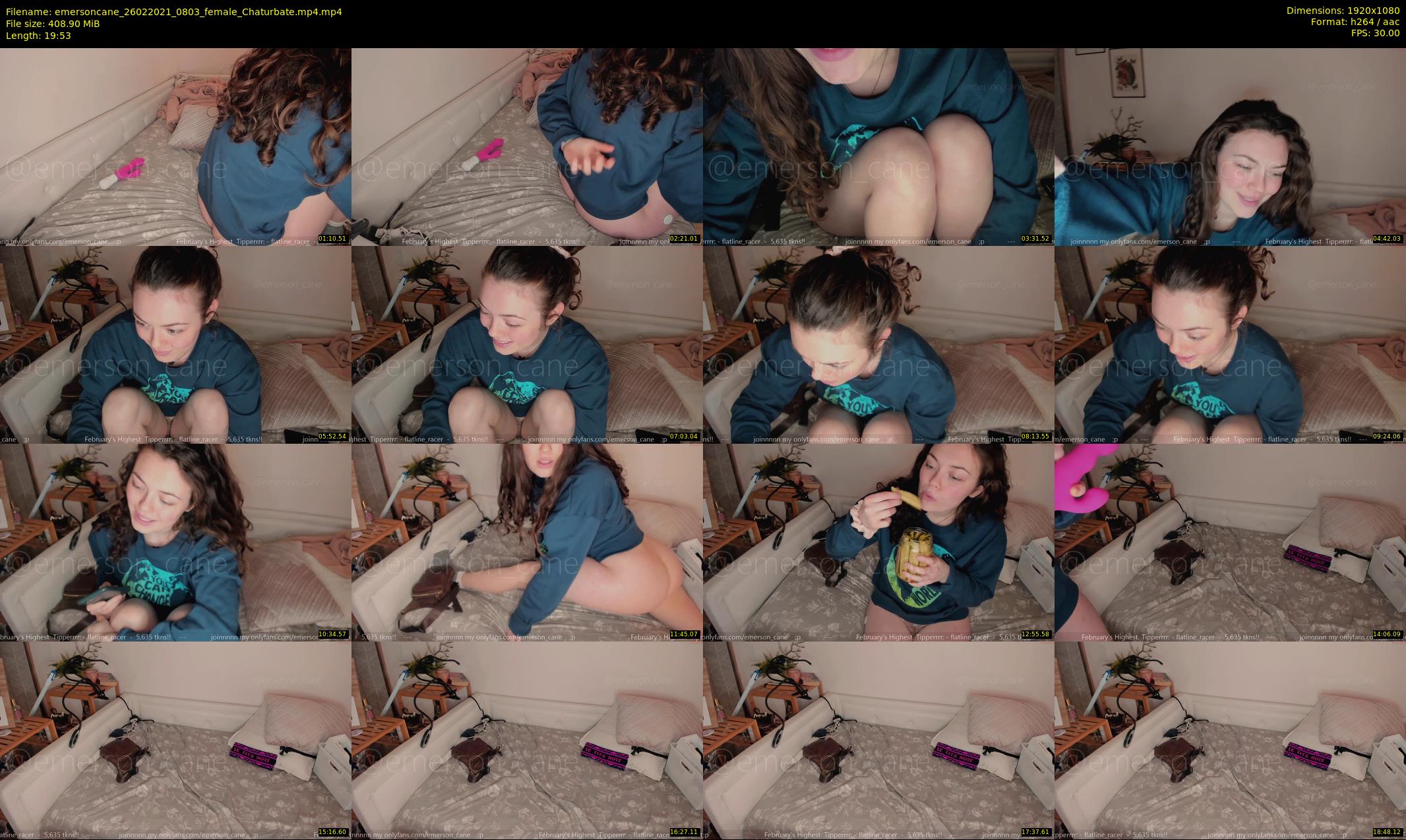 emersoncane — 20 minute Chaturbate female cam show recording, 1080p, Feb 26, 2021