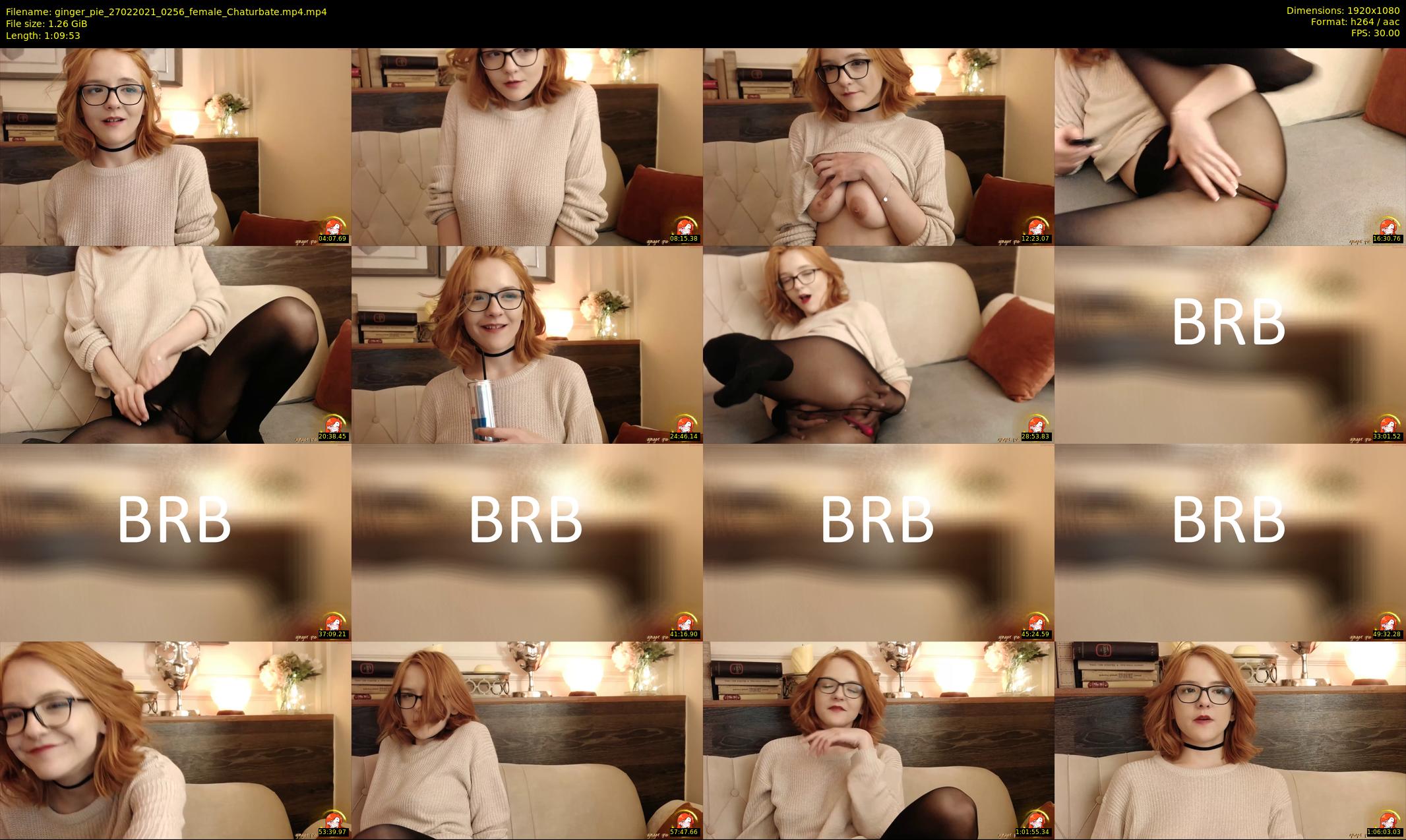 ginger_pie — 70 minute Chaturbate female cam show recording, 1080p, Feb 27, 2021
