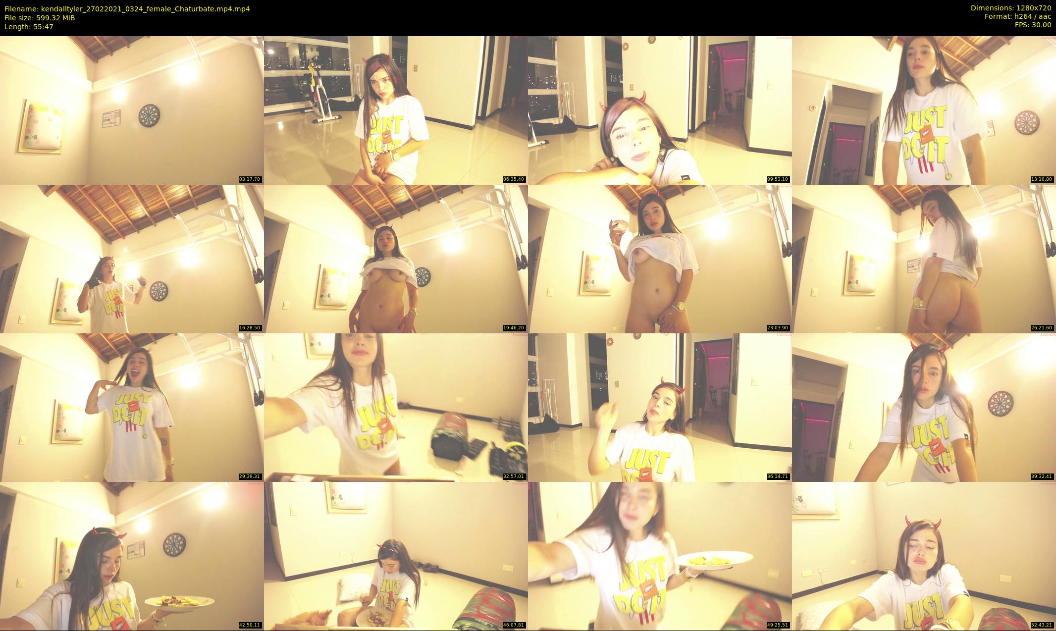 kendalltyler — 56 minute Chaturbate female cam show recording, 720p, Feb 27, 2021