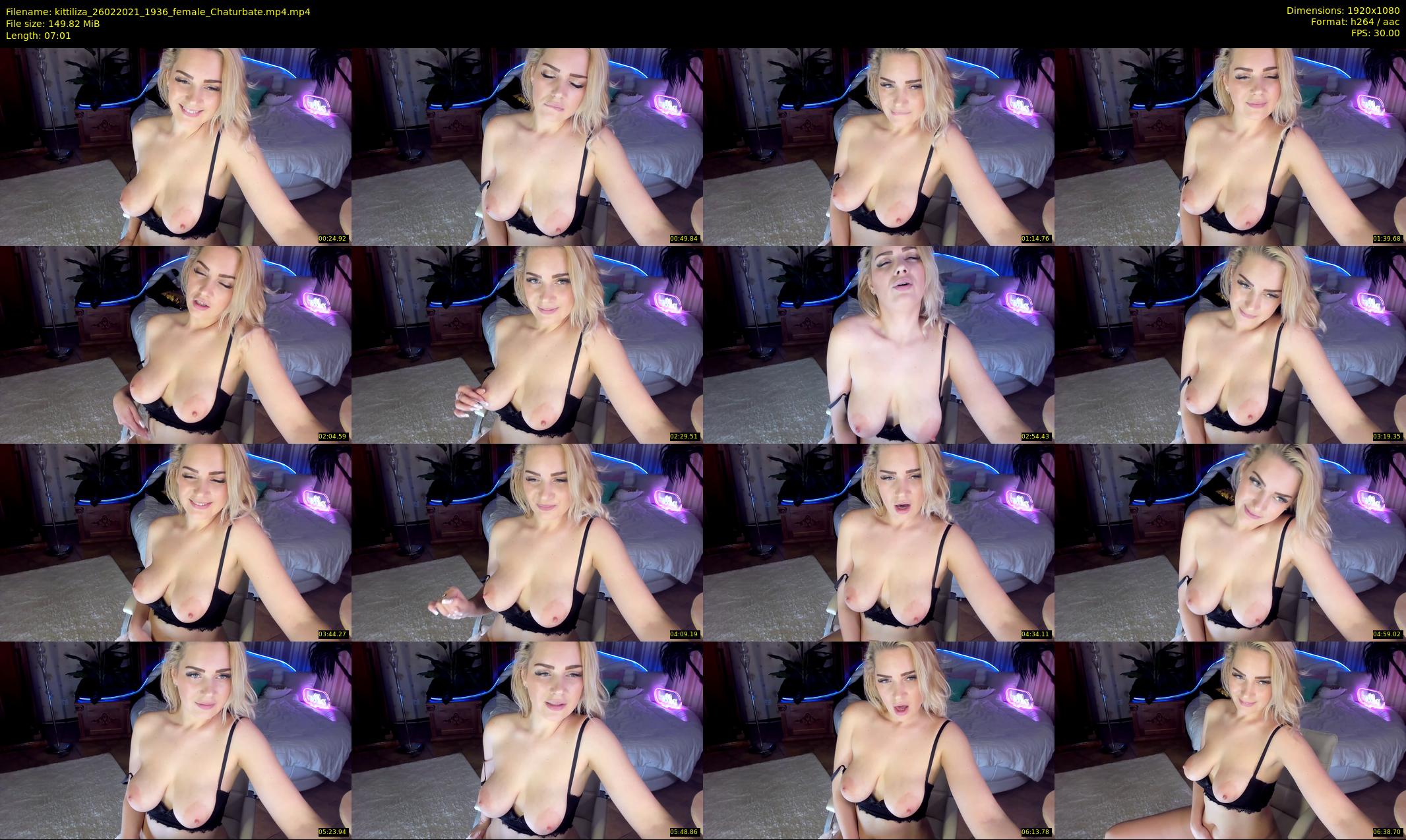 kittiliza — 8 minute Chaturbate female cam show recording, 1080p, Feb 26, 2021
