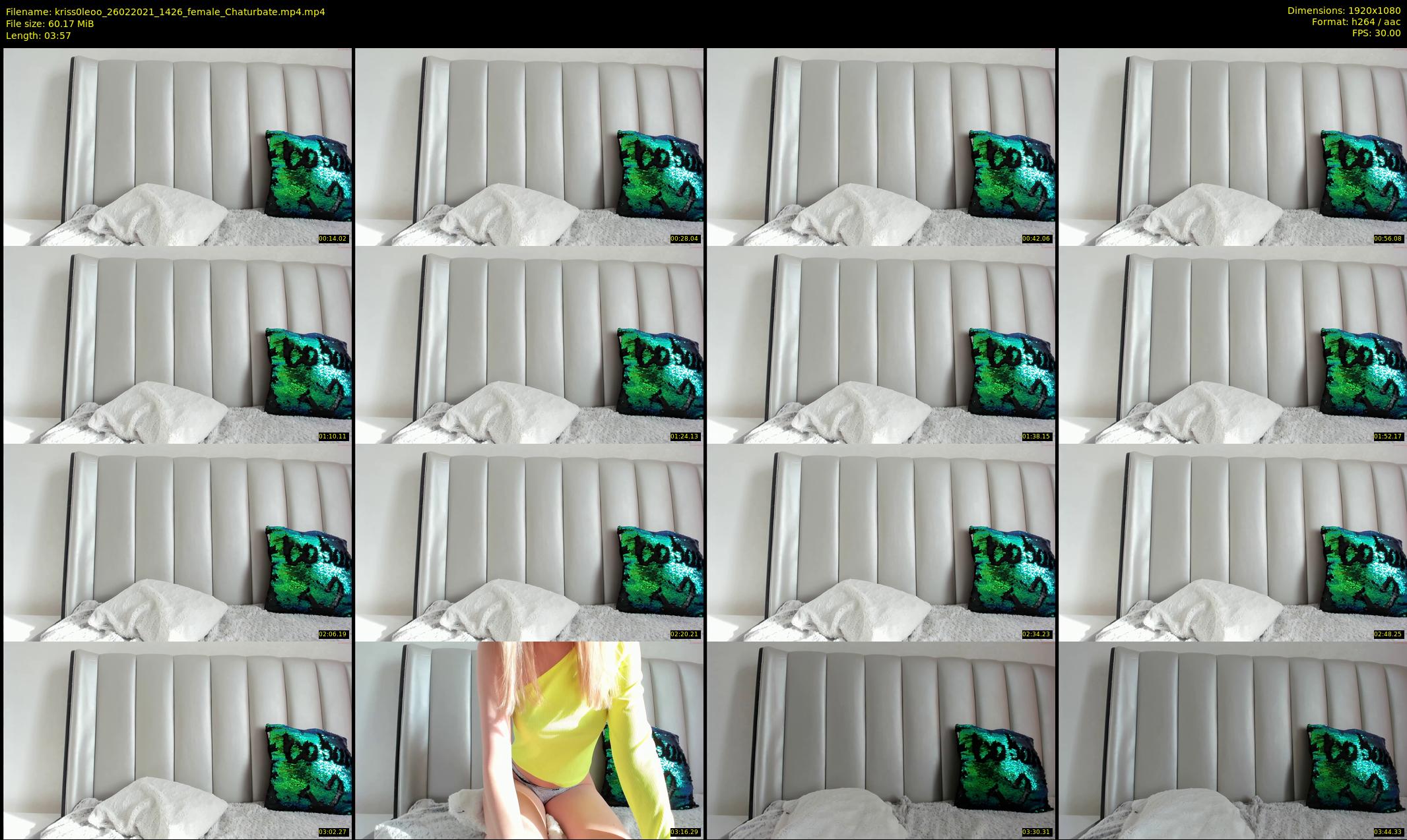 kriss0leoo — 4 minute Chaturbate couple cam show recording, 1080p, Feb 26, 2021