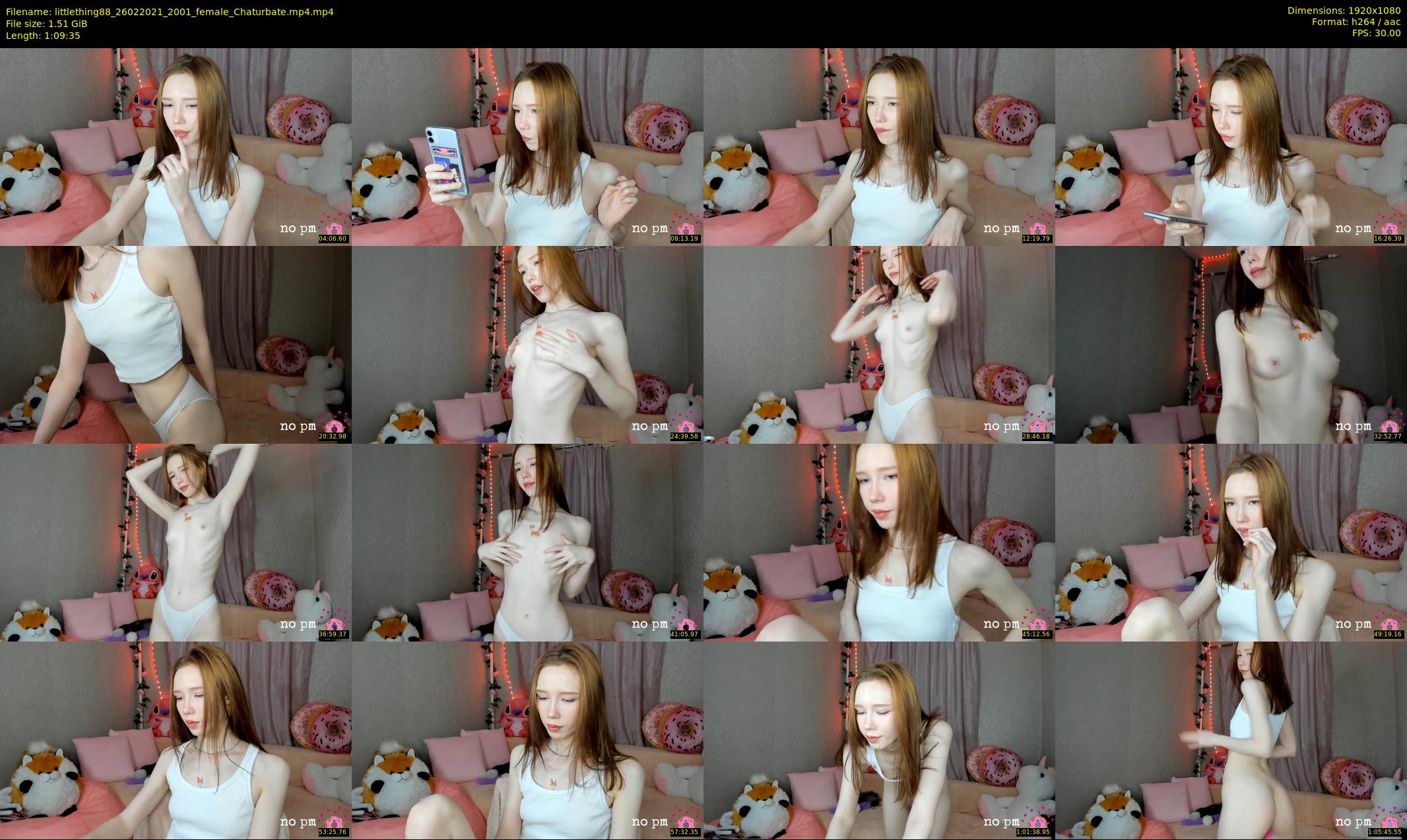 littlething88 — 70 minute Chaturbate female cam show recording, 1080p, Feb 26, 2021