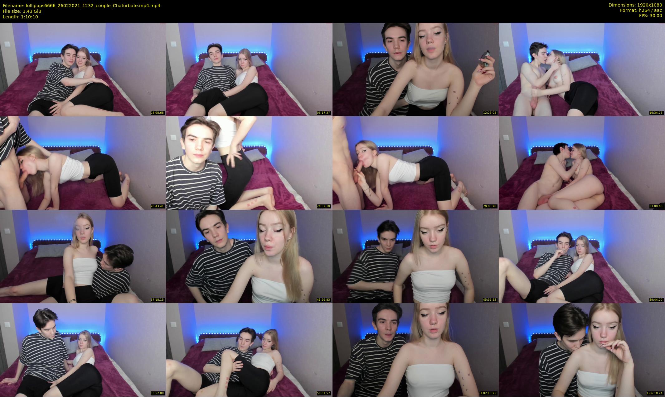lollipops6666 — 71 minute Chaturbate couple cam show recording, 1080p, Feb 26, 2021
