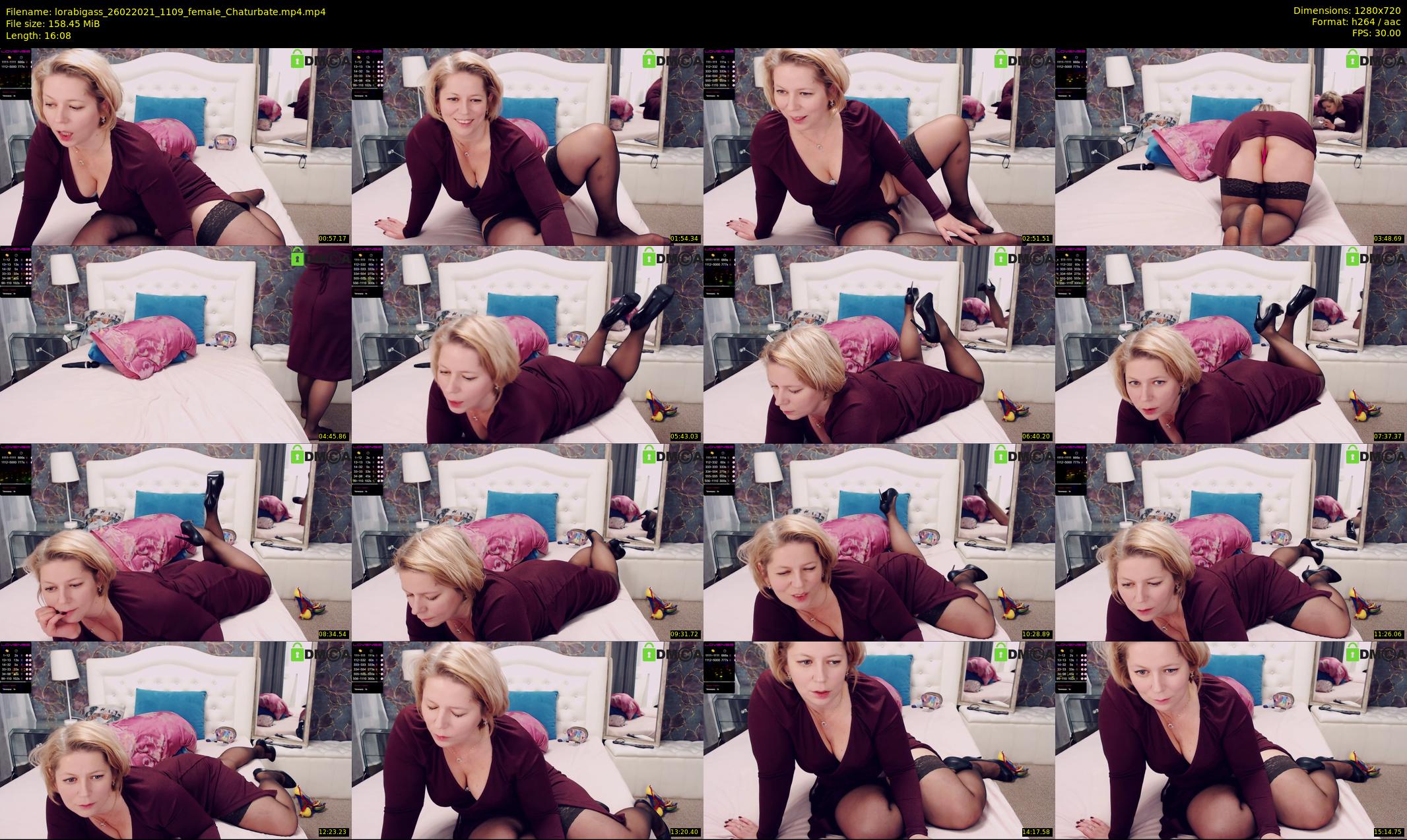 lorabigass — 17 minute Chaturbate female cam show recording, 720p, Feb 26, 2021