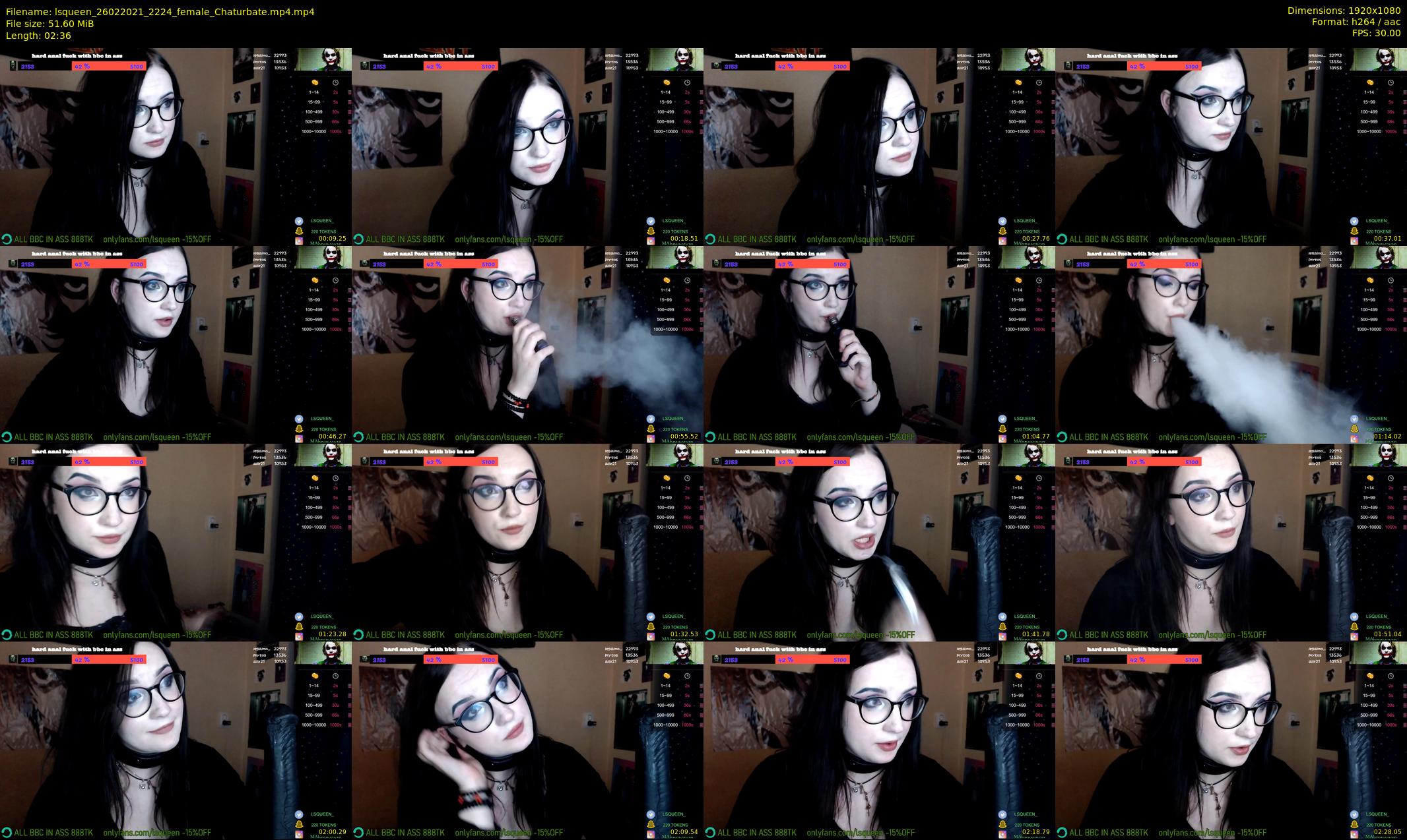 lsqueen — 3 minute Chaturbate female cam show recording, 1080p, Feb 26, 2021