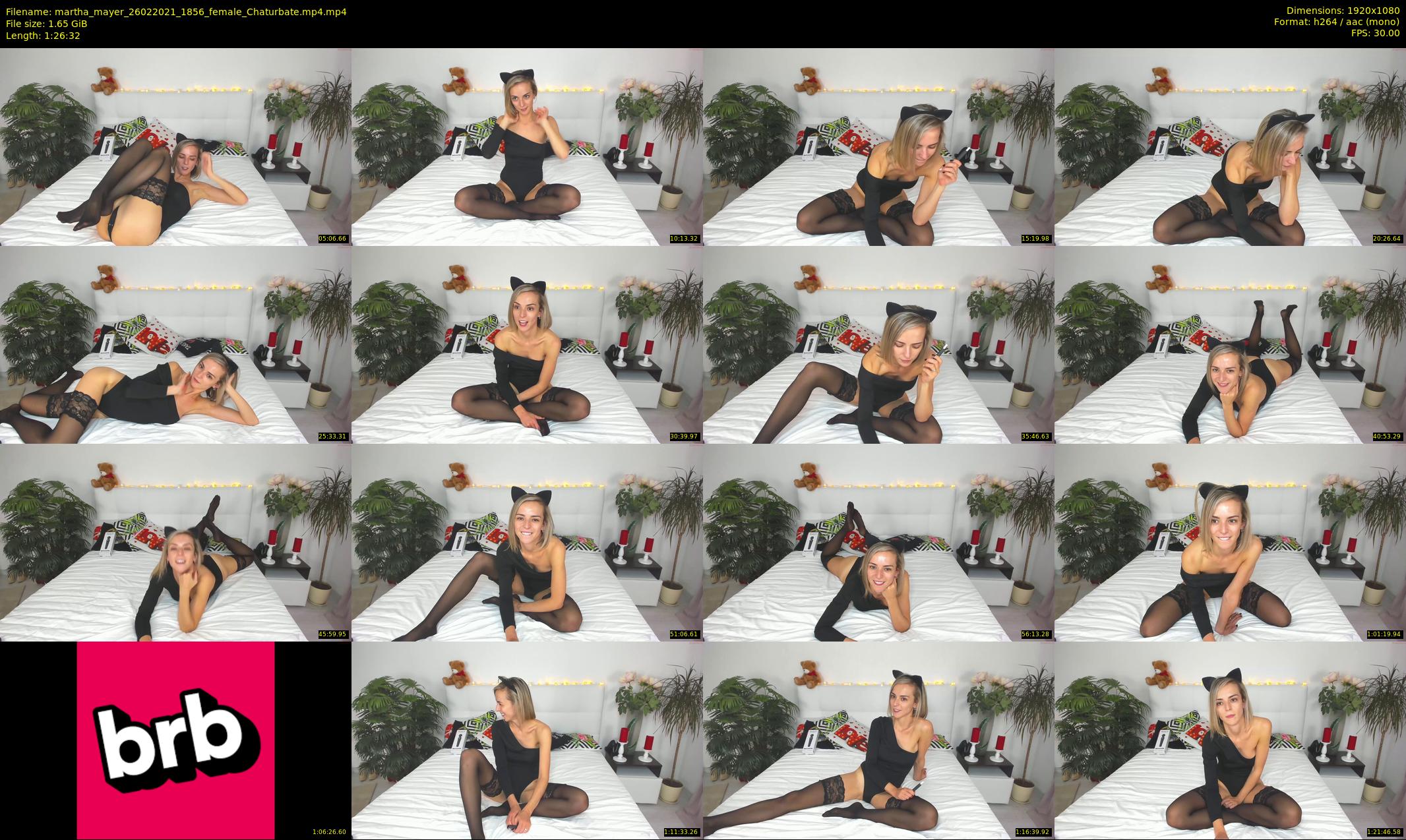 martha_mayer — 87 minute Chaturbate female cam show recording, 1080p, Feb 26, 2021