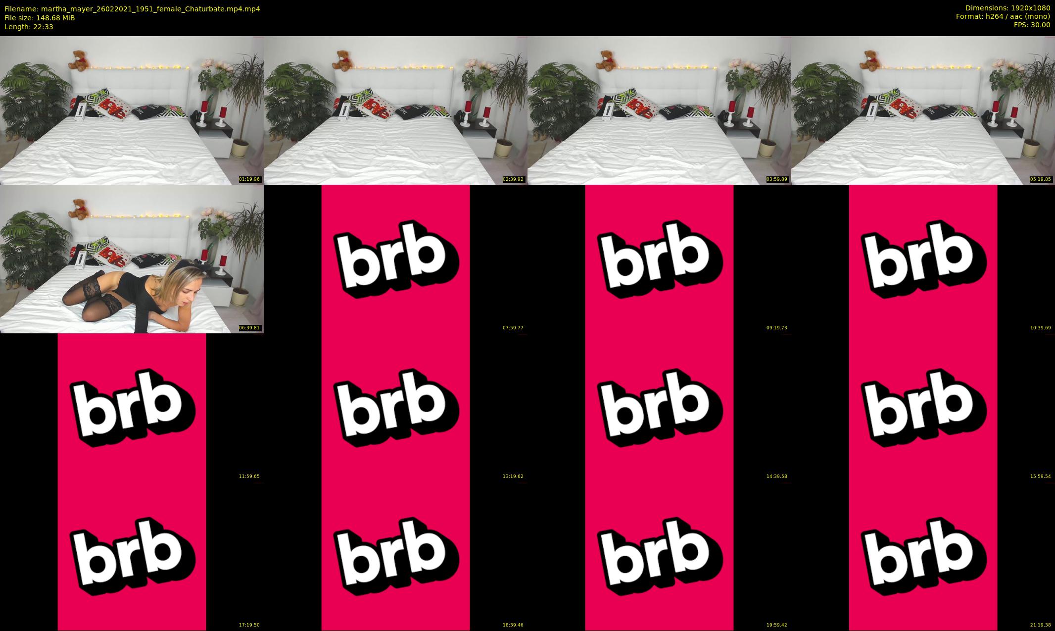 martha_mayer — 23 minute Chaturbate female cam show recording, 1080p, Feb 26, 2021