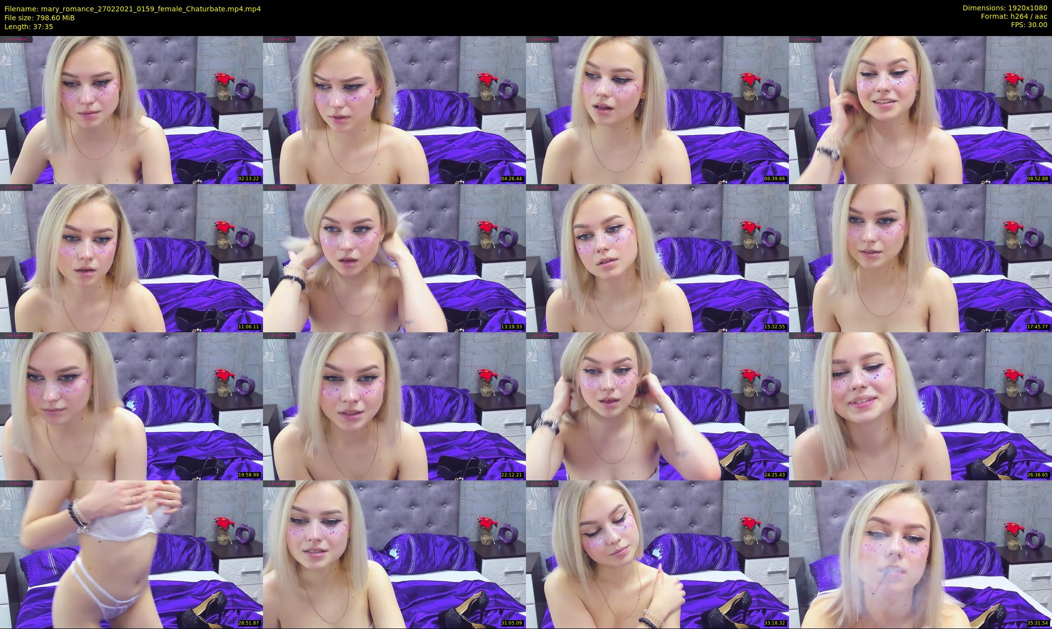 mary_romance — 38 minute Chaturbate female cam show recording, 1080p, Feb 27, 2021