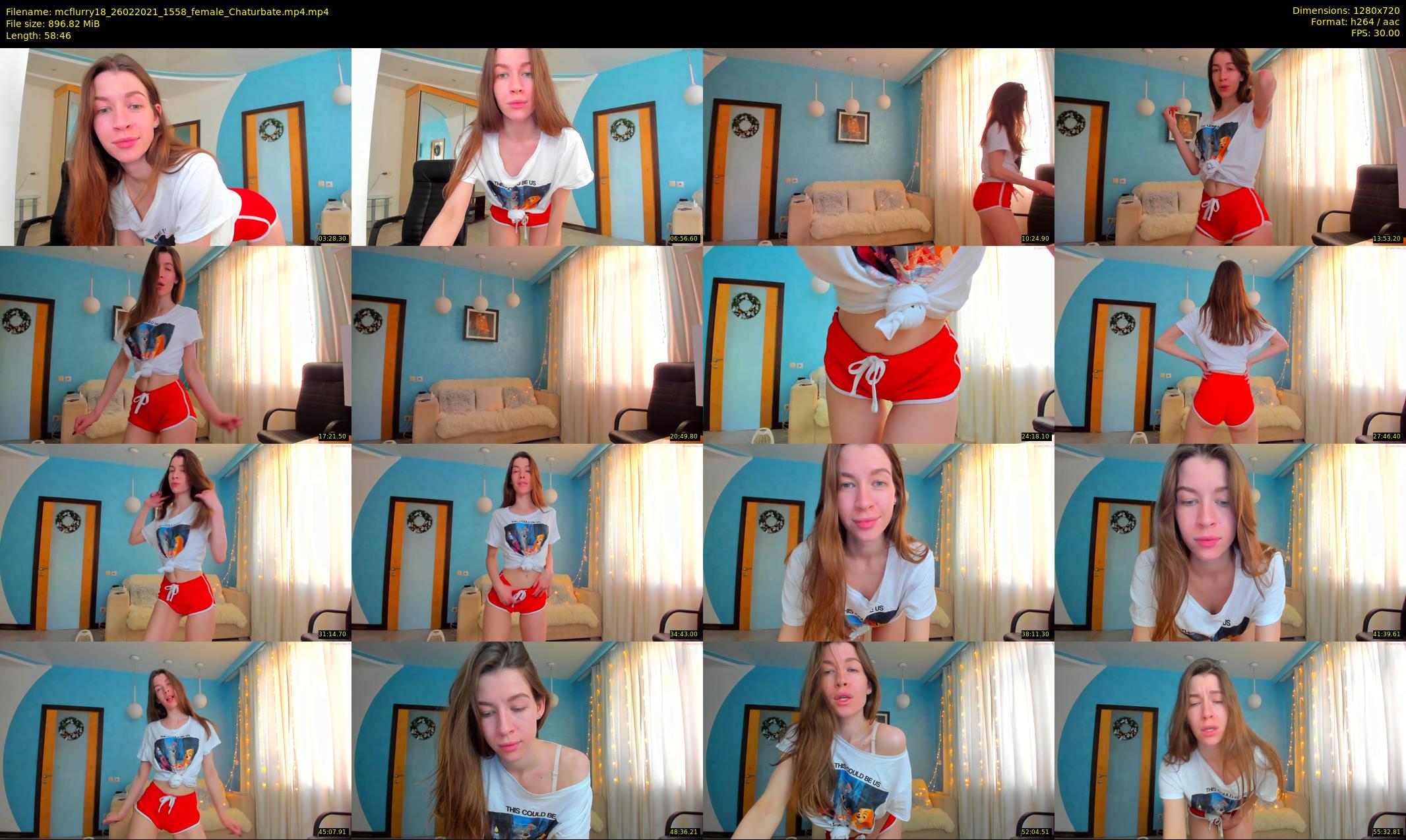 mcflurry18 — 59 minute Chaturbate female cam show recording, 720p, Feb 26, 2021