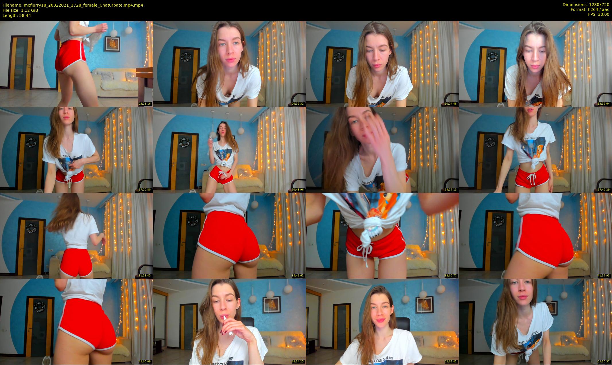 mcflurry18 — 59 minute Chaturbate female cam show recording, 720p, Feb 26, 2021