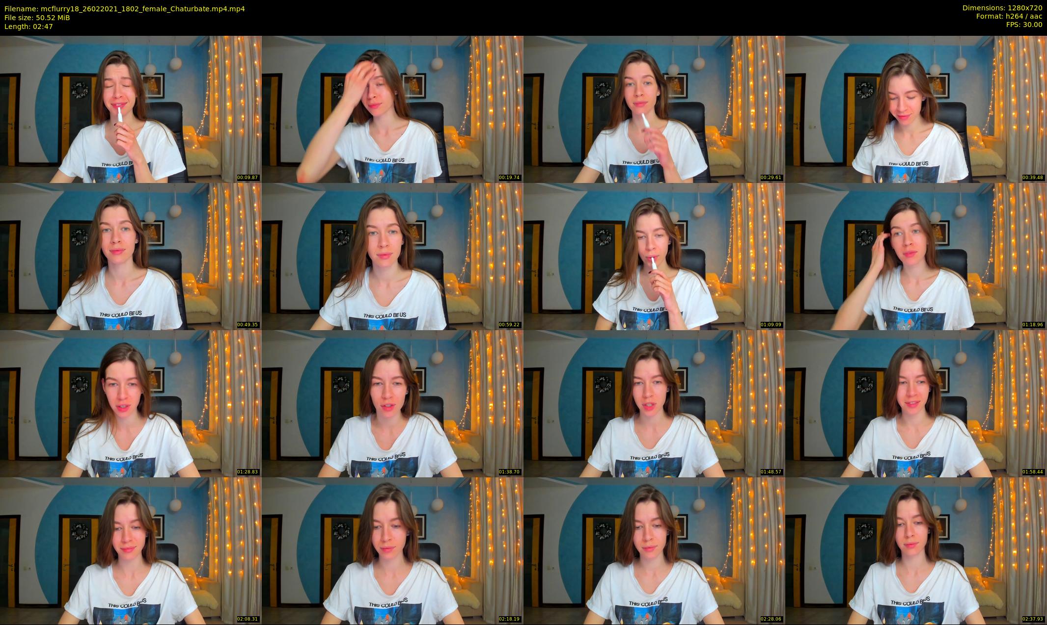 mcflurry18 — 3 minute Chaturbate female cam show recording, 720p, Feb 26, 2021