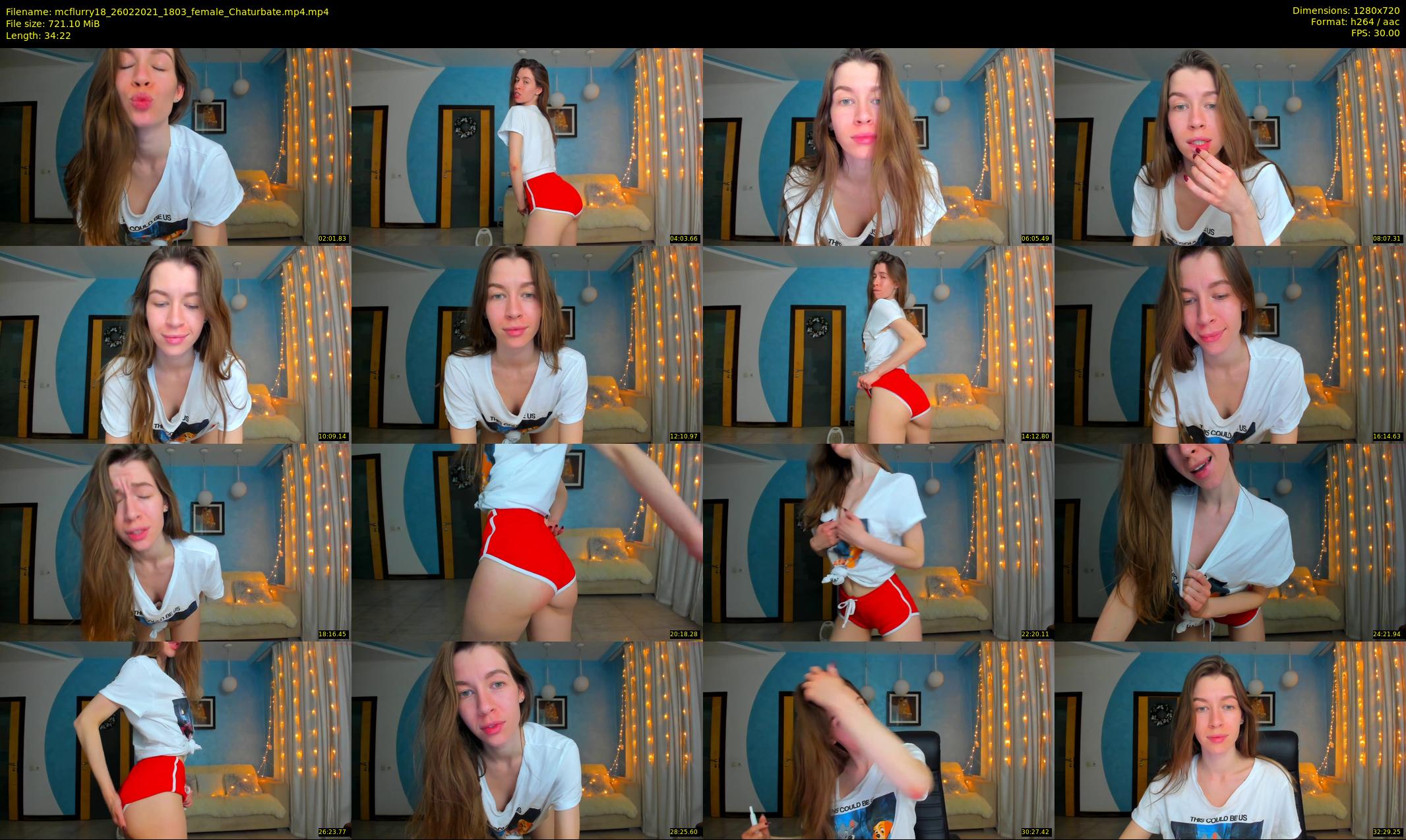 mcflurry18 — 35 minute Chaturbate female cam show recording, 720p, Feb 26, 2021