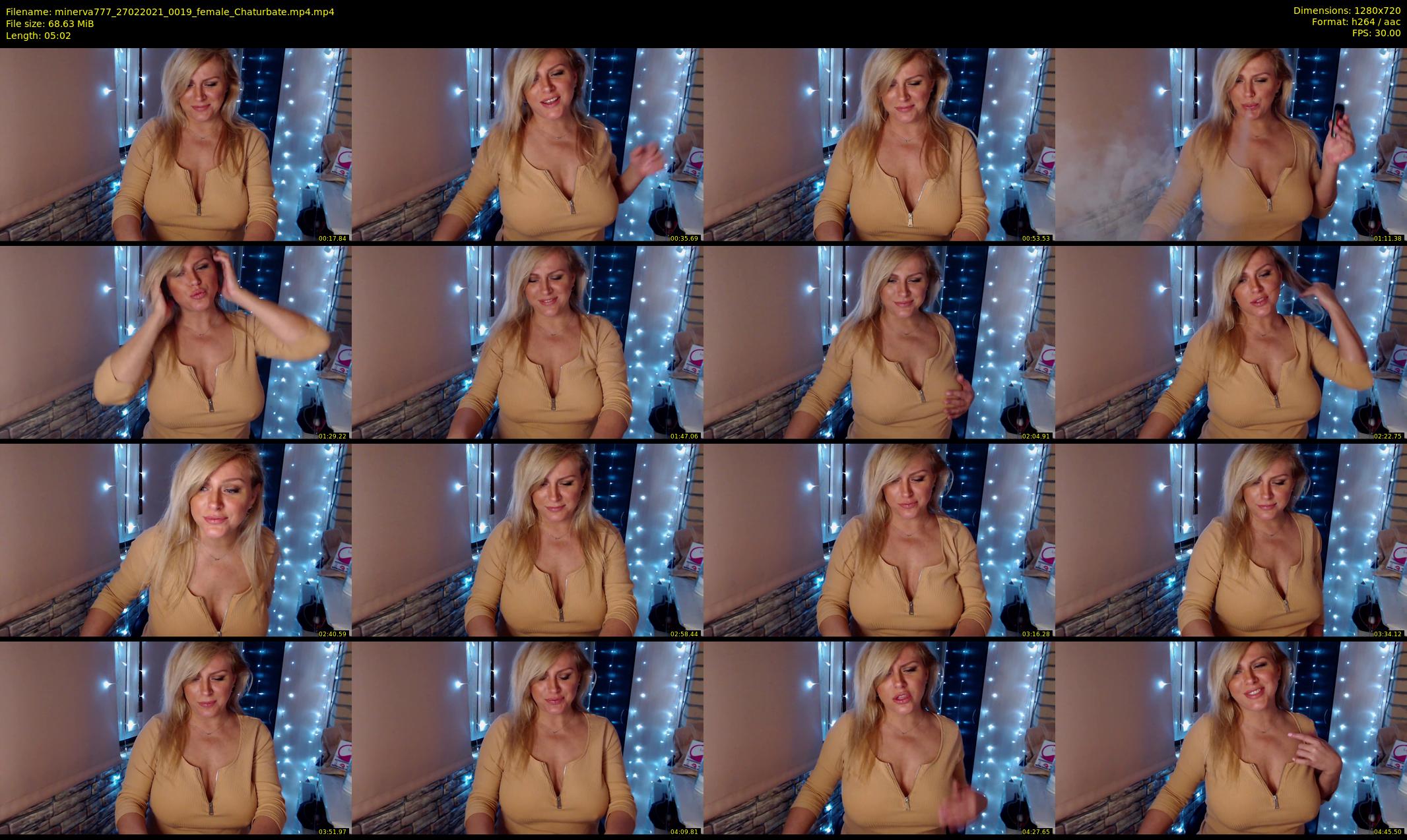 minerva777 — 6 minute Chaturbate female cam show recording, 720p, Feb 27, 2021