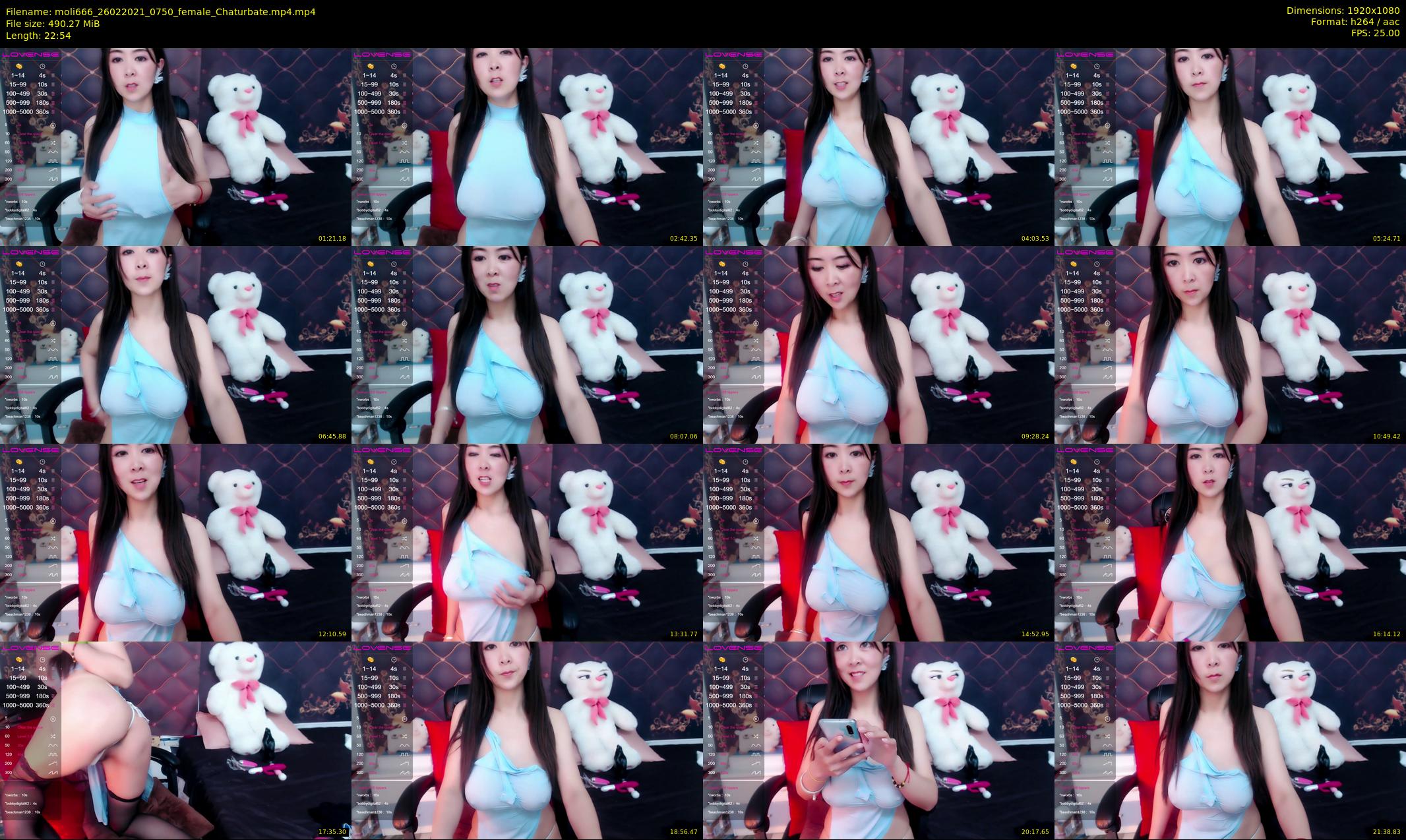 moli666 — 23 minute Chaturbate female cam show recording, 1080p, Feb 26, 2021