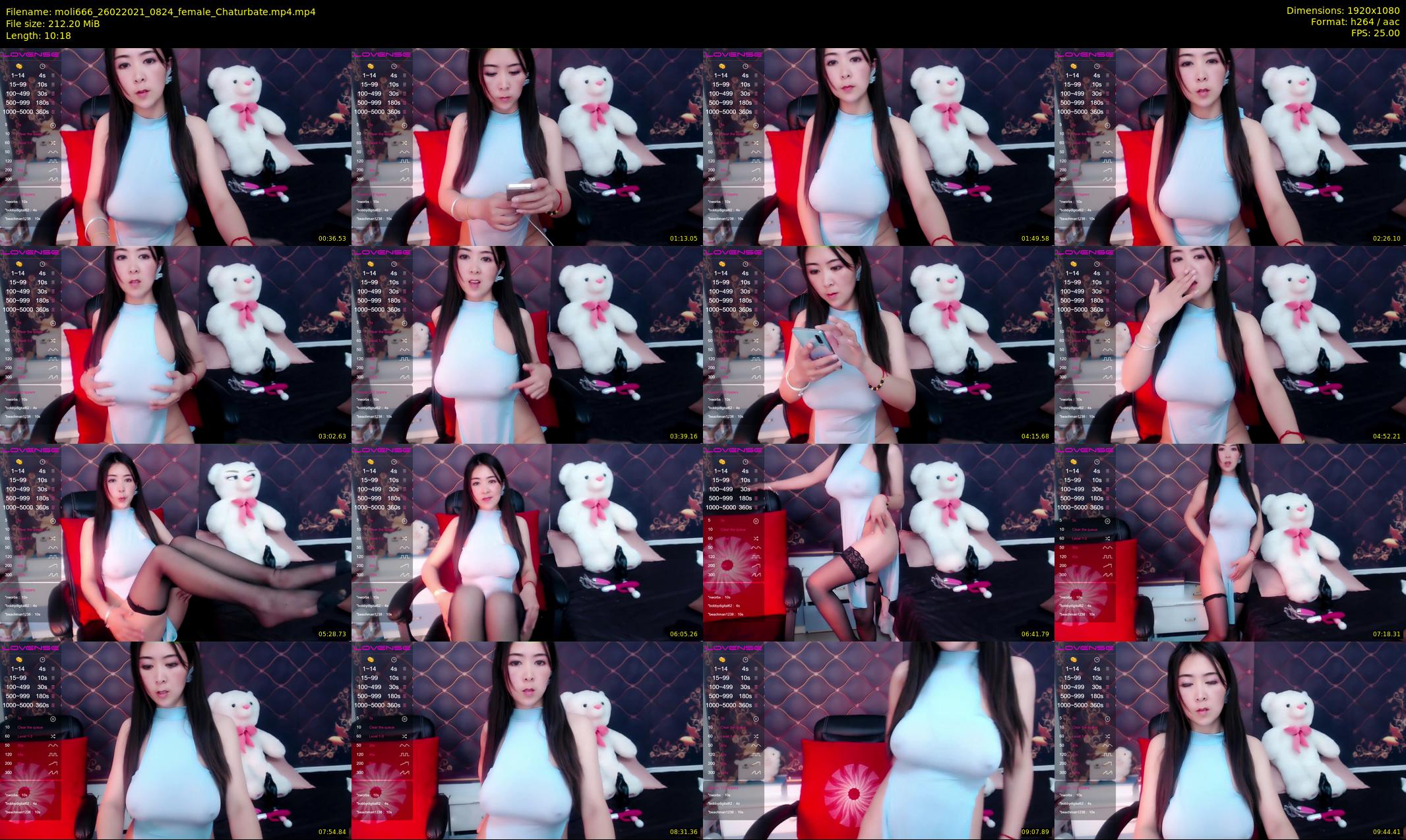 moli666 — 11 minute Chaturbate female cam show recording, 1080p, Feb 26, 2021