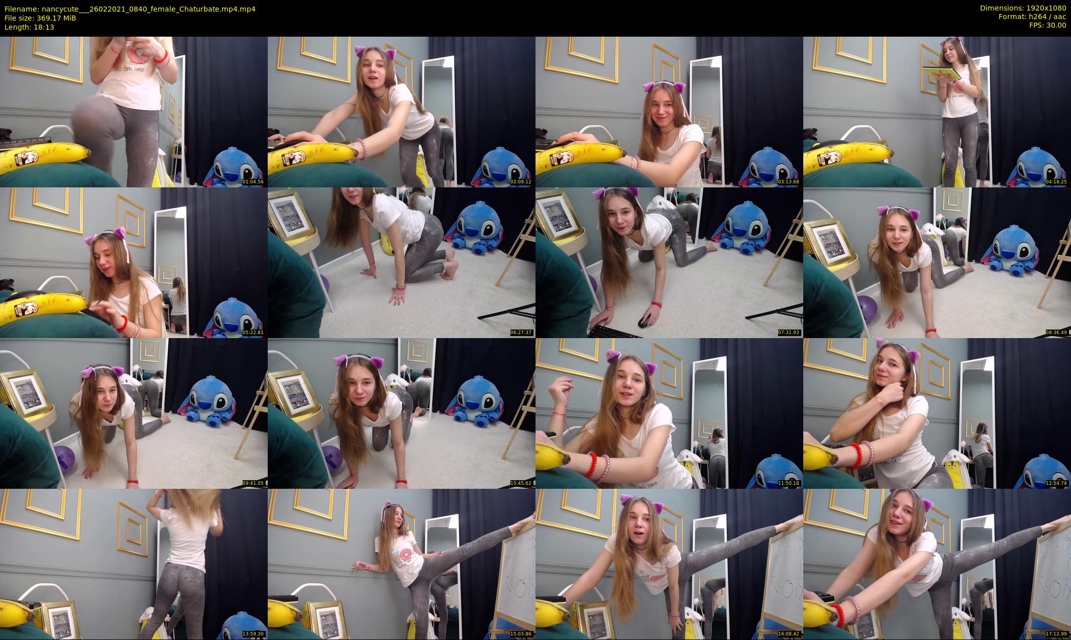 nancycute__ — 19 minute Chaturbate female cam show recording, 1080p, Feb 26, 2021