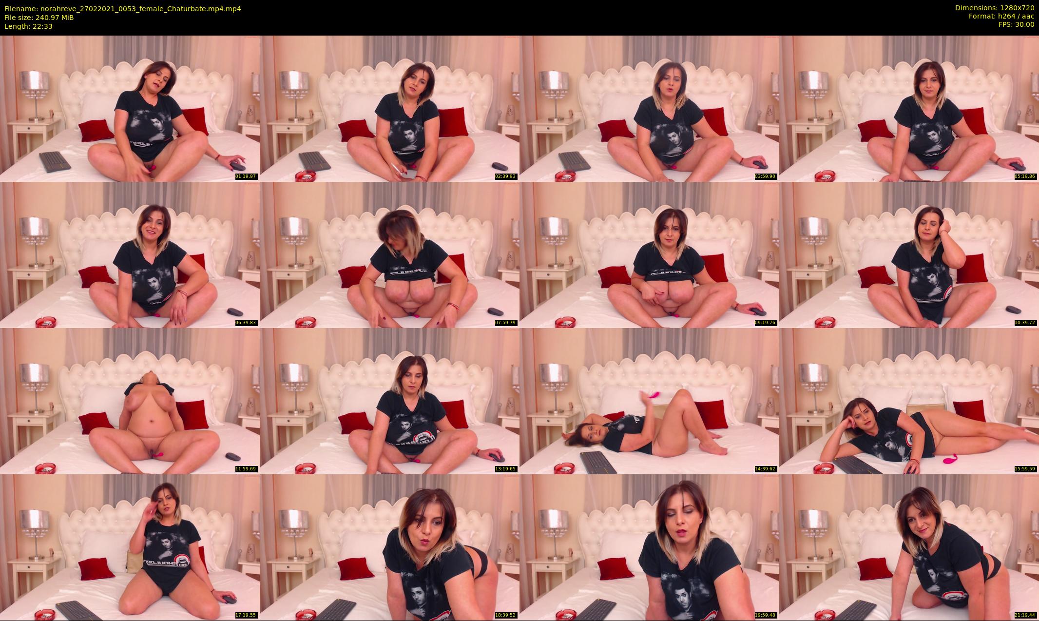 norahreve — 23 minute Chaturbate female cam show recording, 720p, Feb 27, 2021