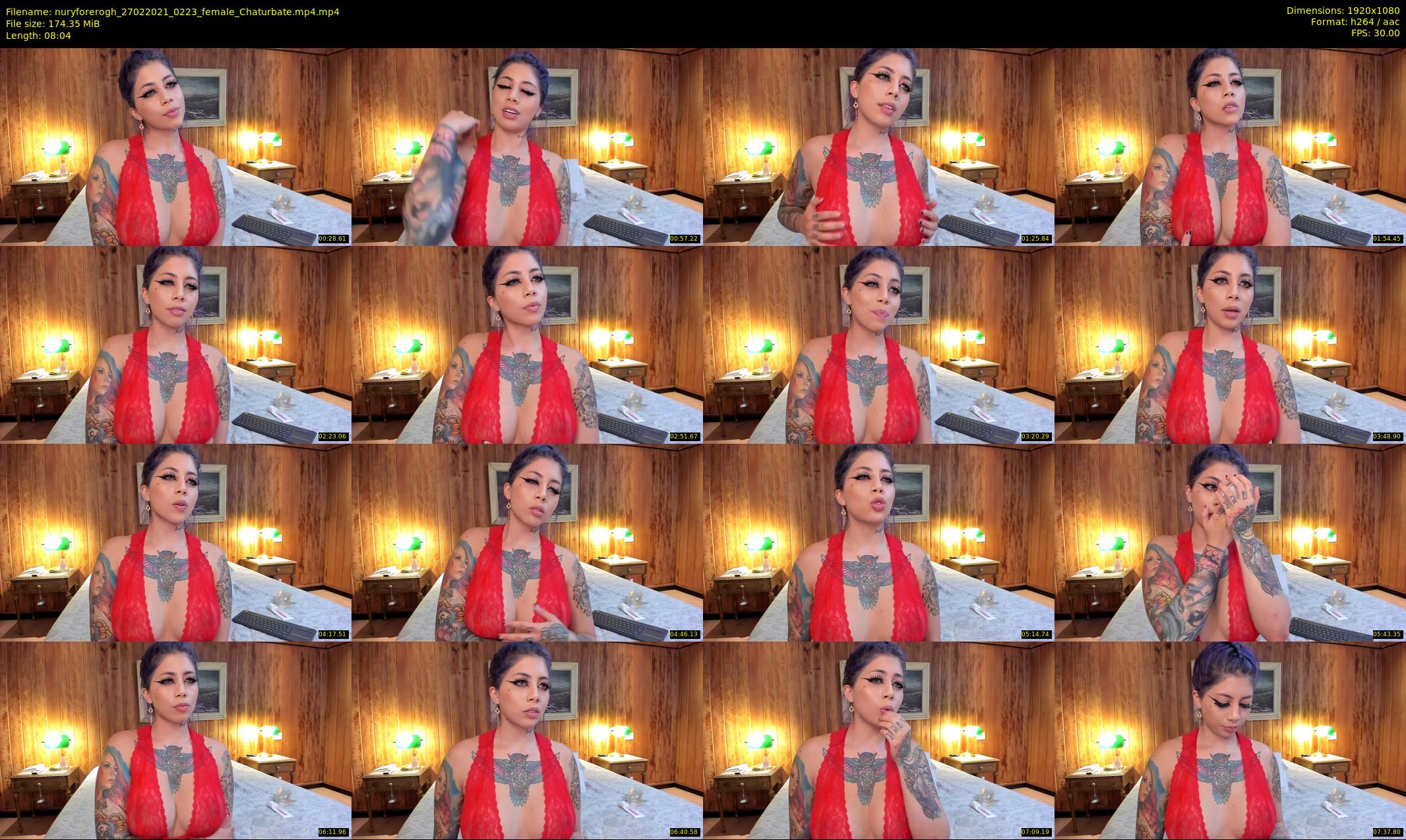 nuryforerogh — 9 minute Chaturbate female cam show recording, 1080p, Feb 27, 2021