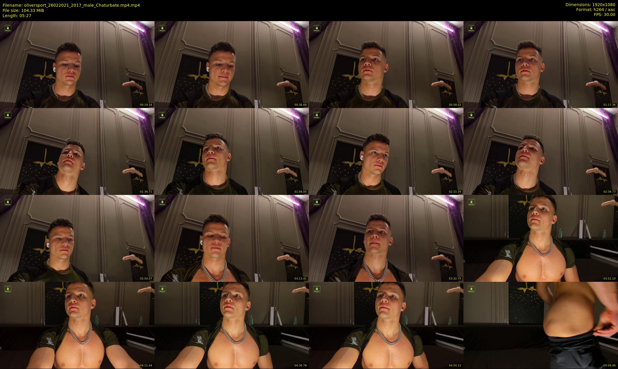 oliversport — 6 minute Chaturbate male cam show recording, 1080p, Feb 26, 2021