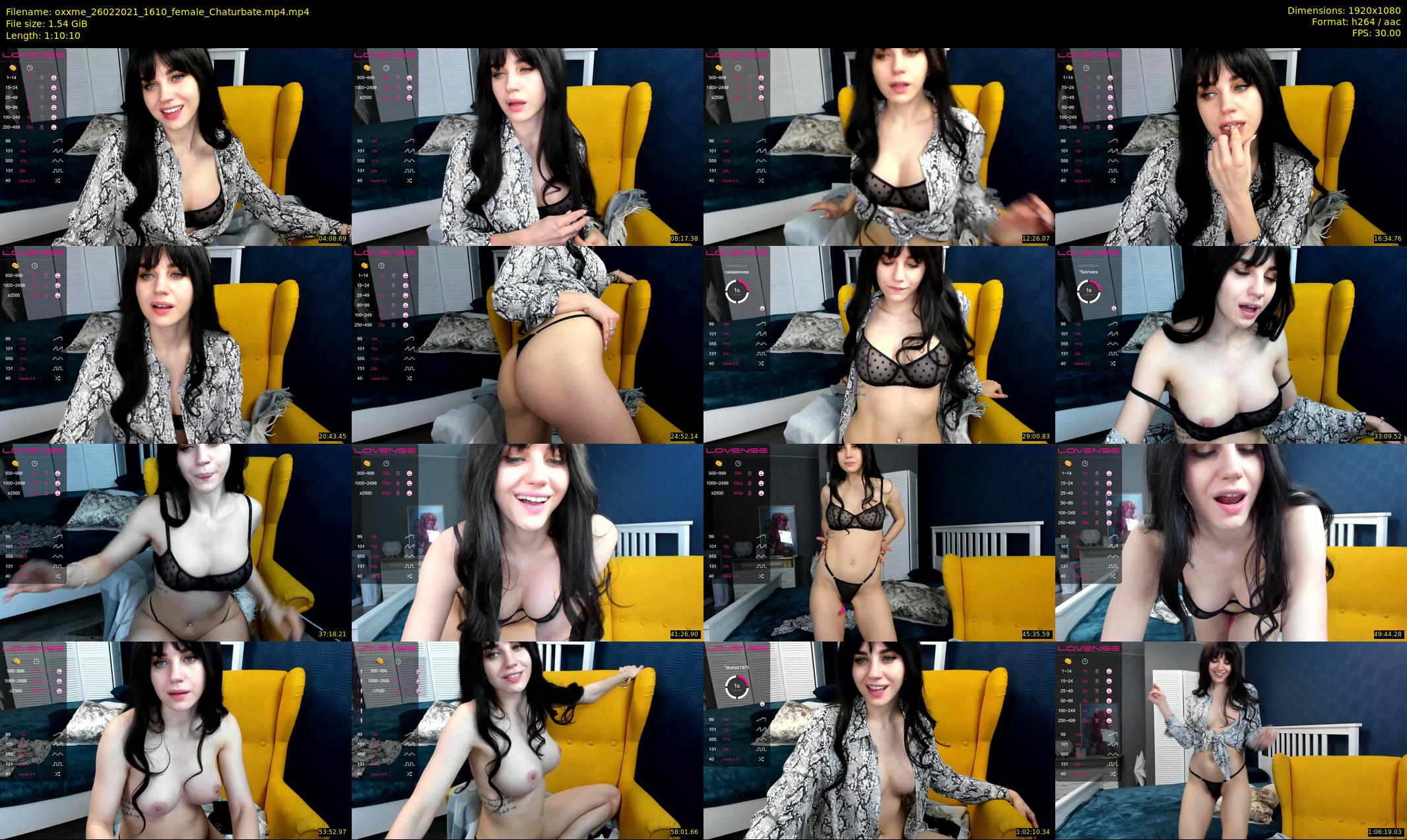 oxxme — 71 minute Chaturbate female cam show recording, 1080p, Feb 26, 2021