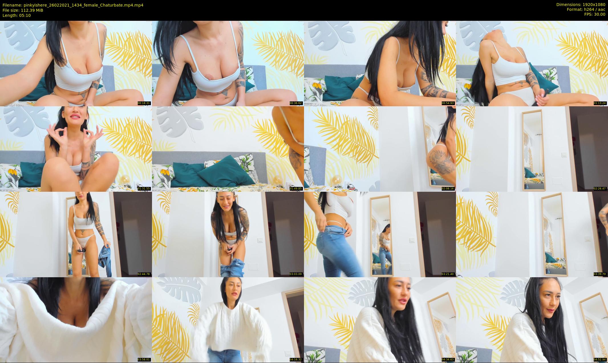 pinkyishere — 6 minute Chaturbate female cam show recording, 1080p, Feb 26, 2021