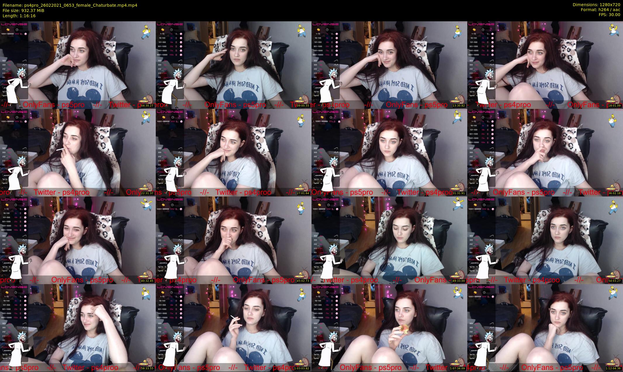 ps4pro — 77 minute Chaturbate female cam show recording, 720p, Feb 26, 2021