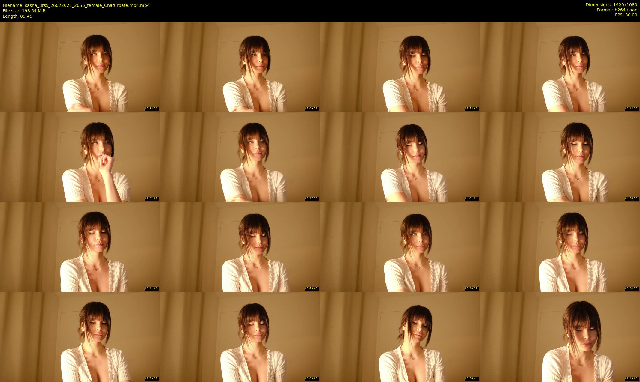 sasha_ursx — 10 minute Chaturbate female cam show recording, 1080p, Feb 26, 2021