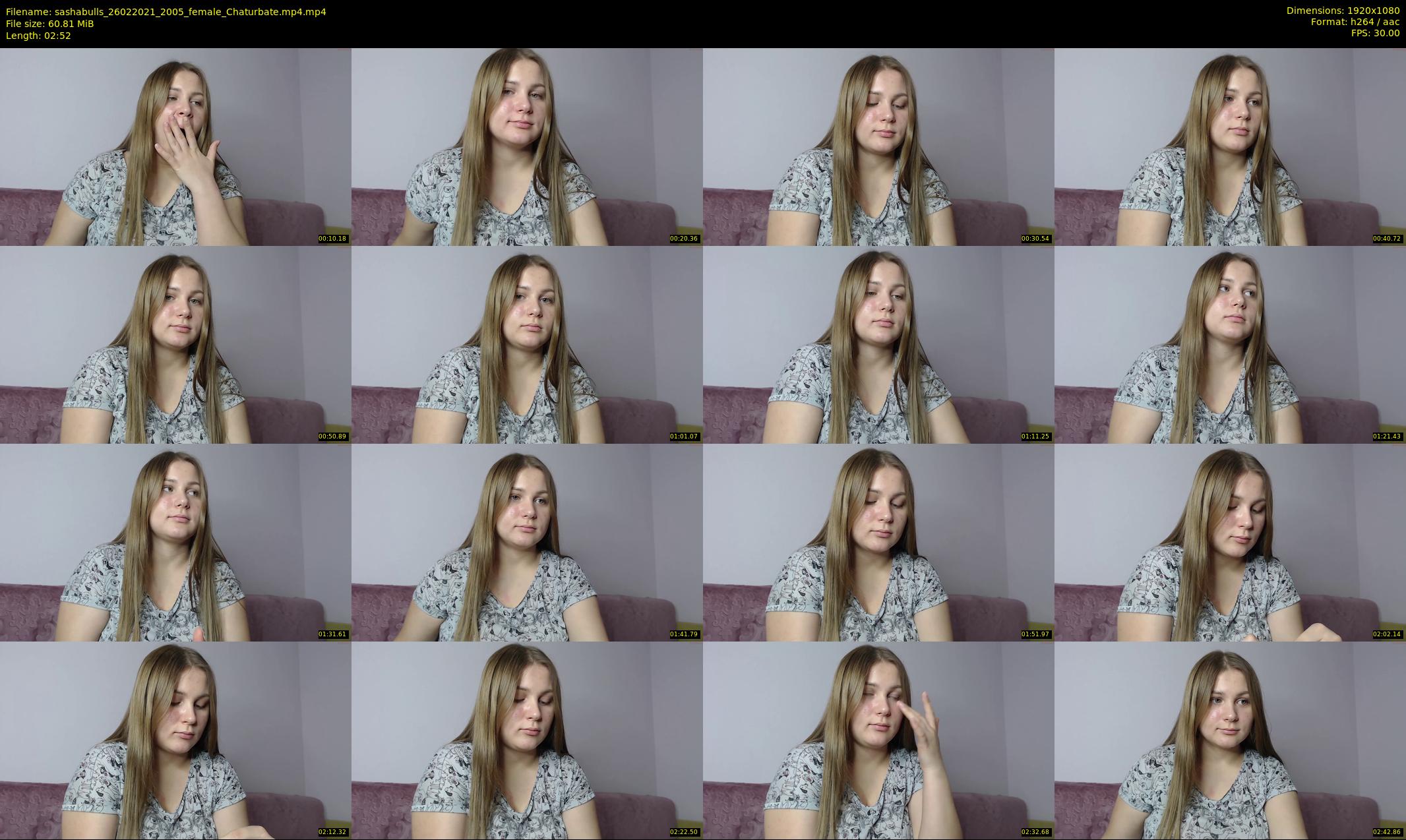 sashabulls — 3 minute Chaturbate couple cam show recording, 1080p, Feb 26, 2021
