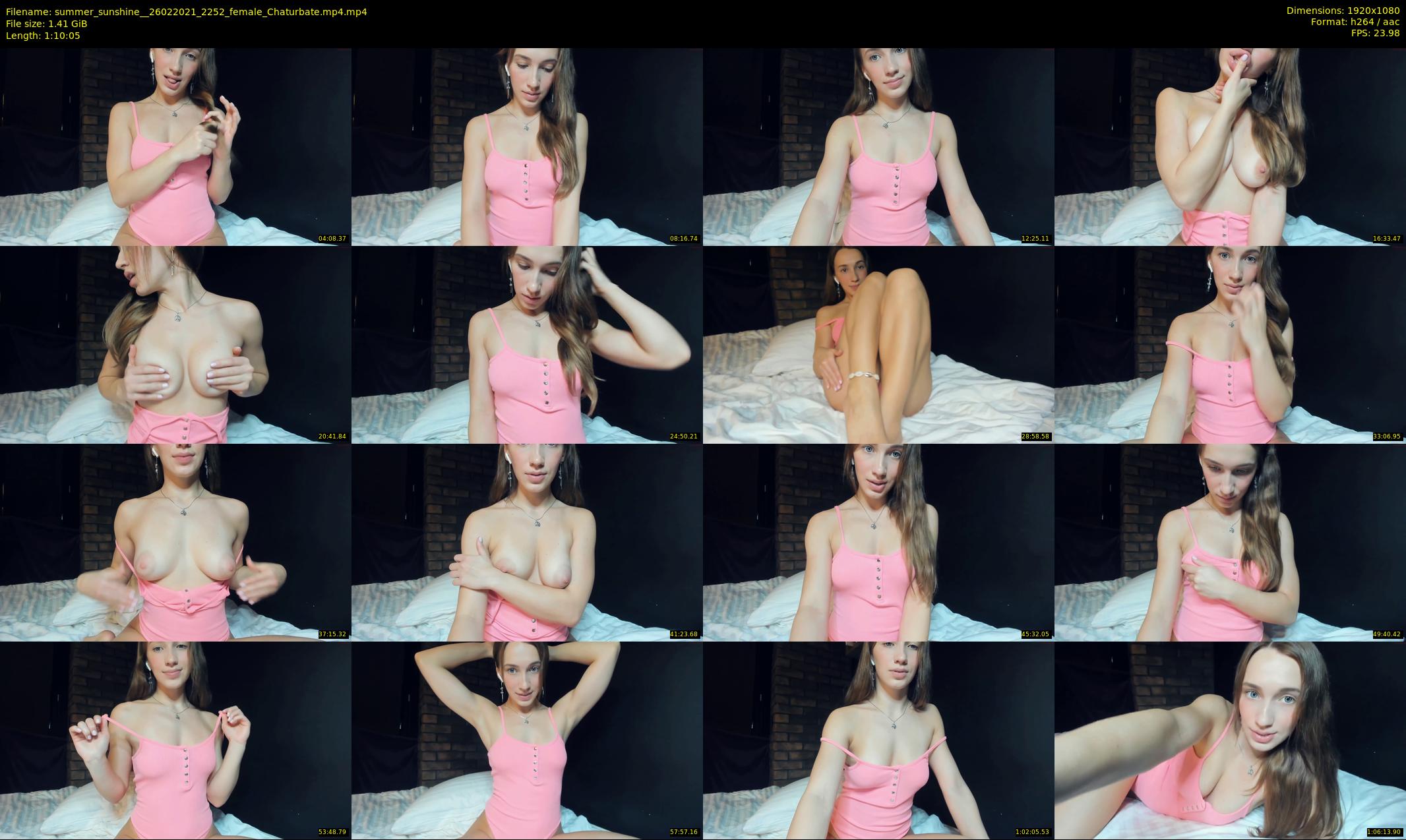 summer_sunshine_ — 71 minute Chaturbate female cam show recording, 1080p, Feb 26, 2021