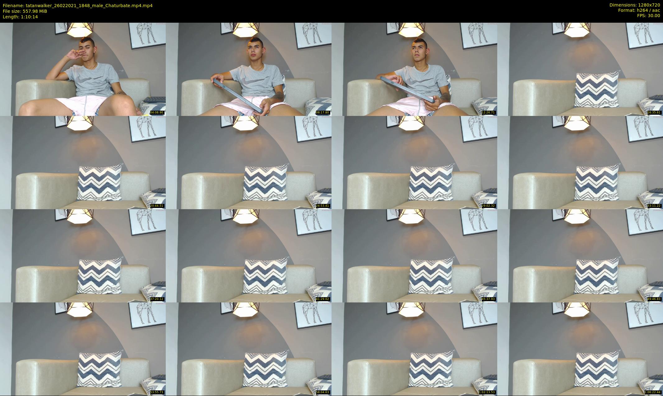tatanwalker — 71 minute Chaturbate male cam show recording, 720p, Feb 26, 2021