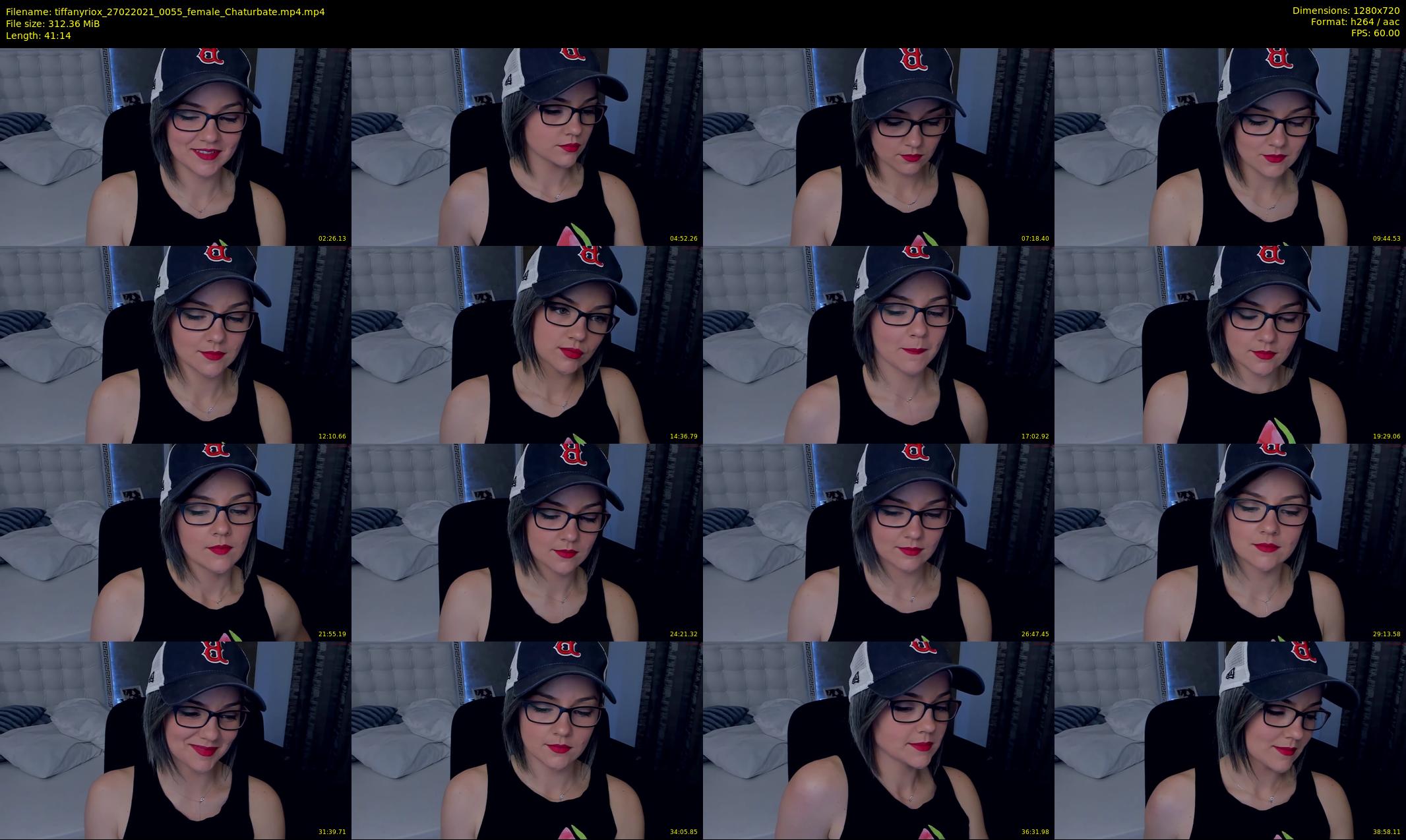 tiffanyriox — 42 minute Chaturbate female cam show recording, 720p, Feb 27, 2021