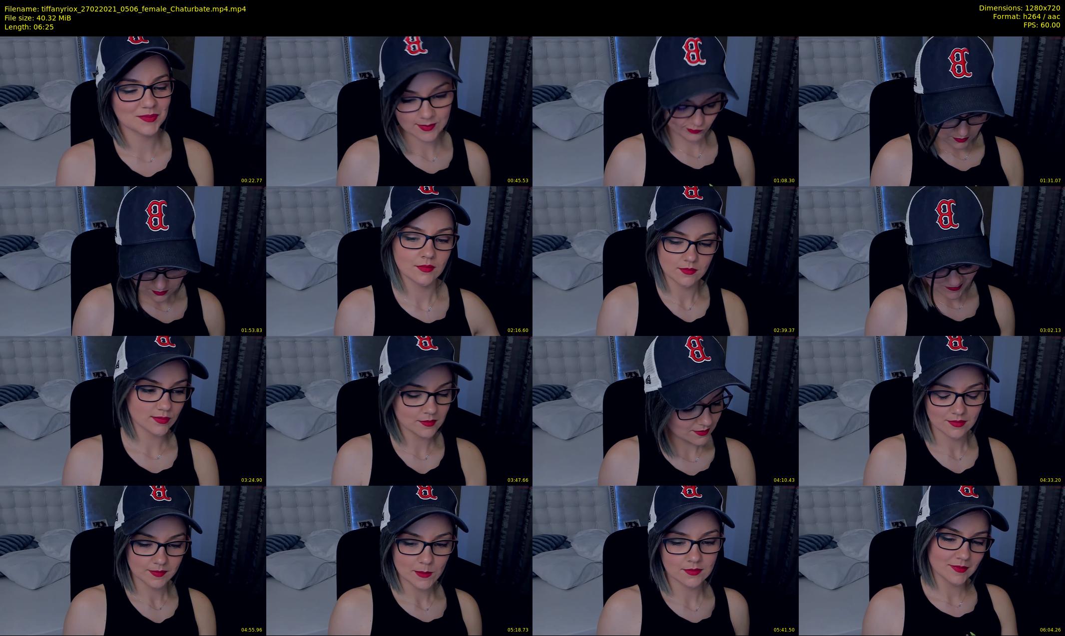 tiffanyriox — 7 minute Chaturbate female cam show recording, 720p, Feb 27, 2021