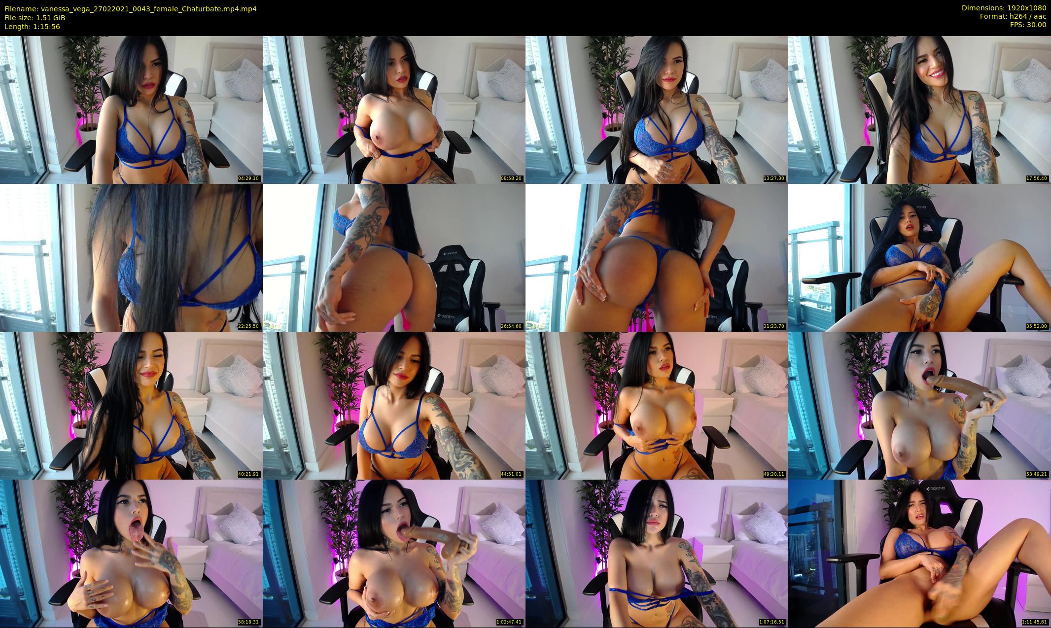 vanessa_vega — 76 minute Chaturbate female cam show recording, 1080p, Feb 27, 2021