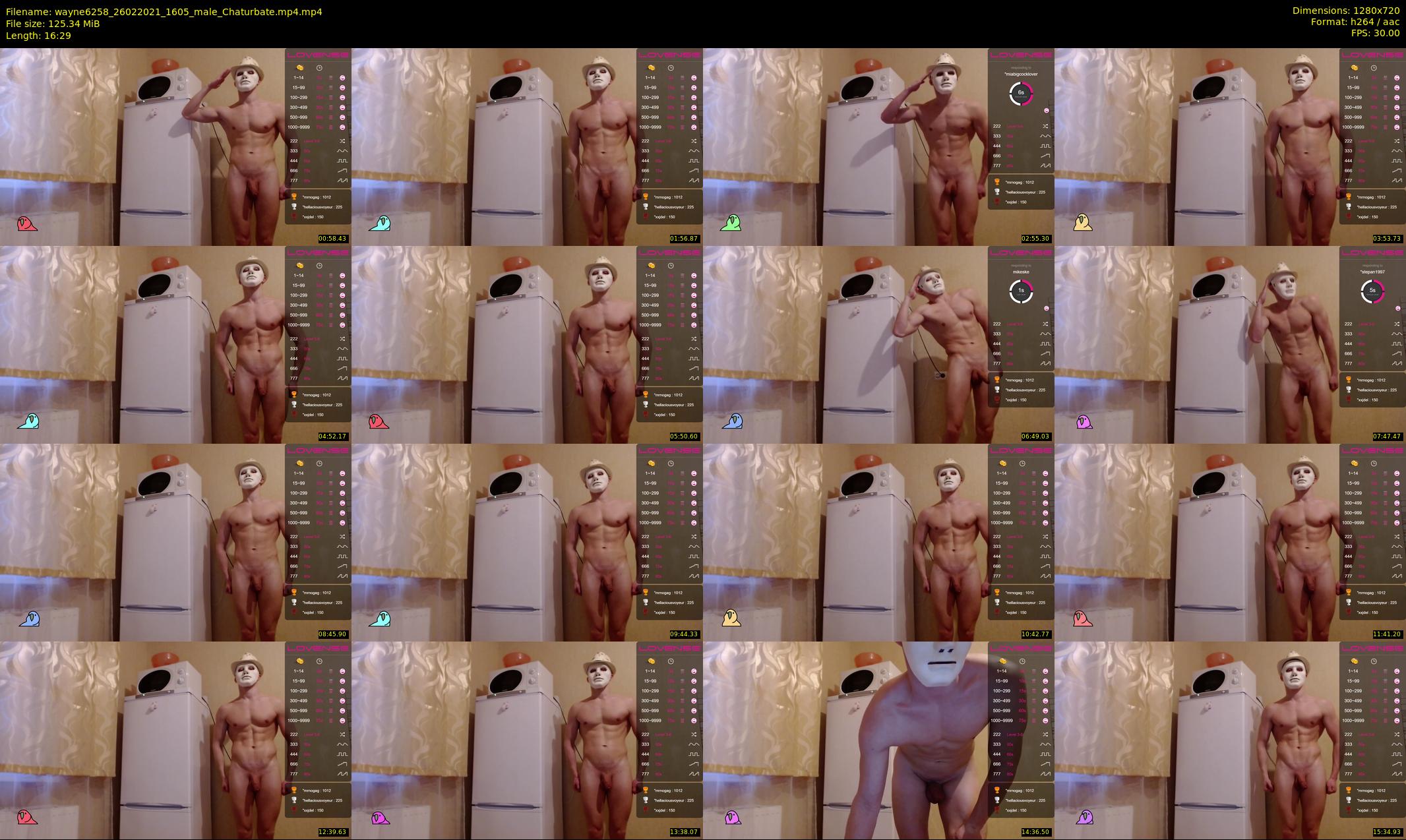 wayne6258 — 17 minute Chaturbate male cam show recording, 720p, Feb 26, 2021