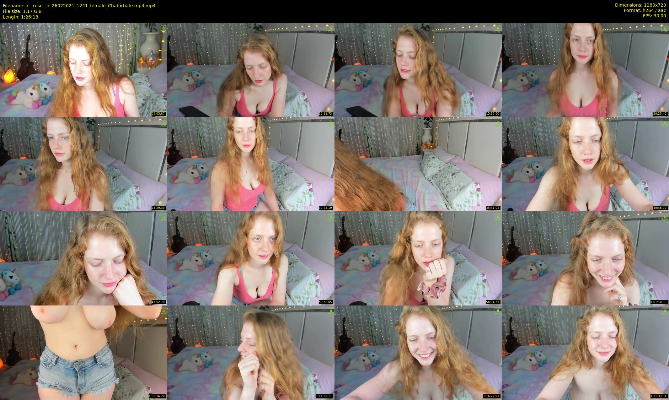 x__rose__x — 87 minute Chaturbate female cam show recording, 720p, Feb 26, 2021