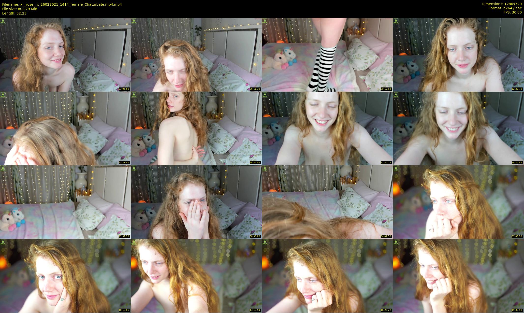 x__rose__x — 53 minute Chaturbate female cam show recording, 720p, Feb 26, 2021