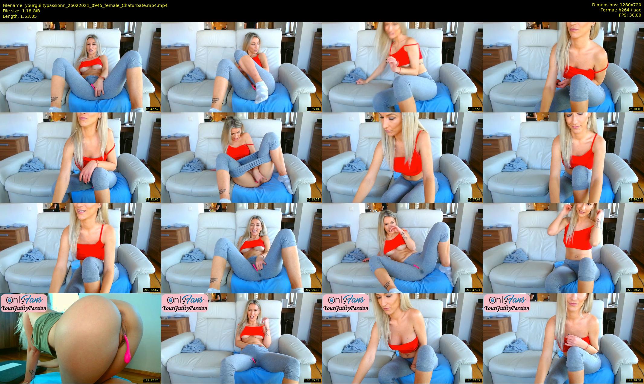 yourguiltypassionn — 114 minute Chaturbate female cam show recording, 720p, Feb 26, 2021