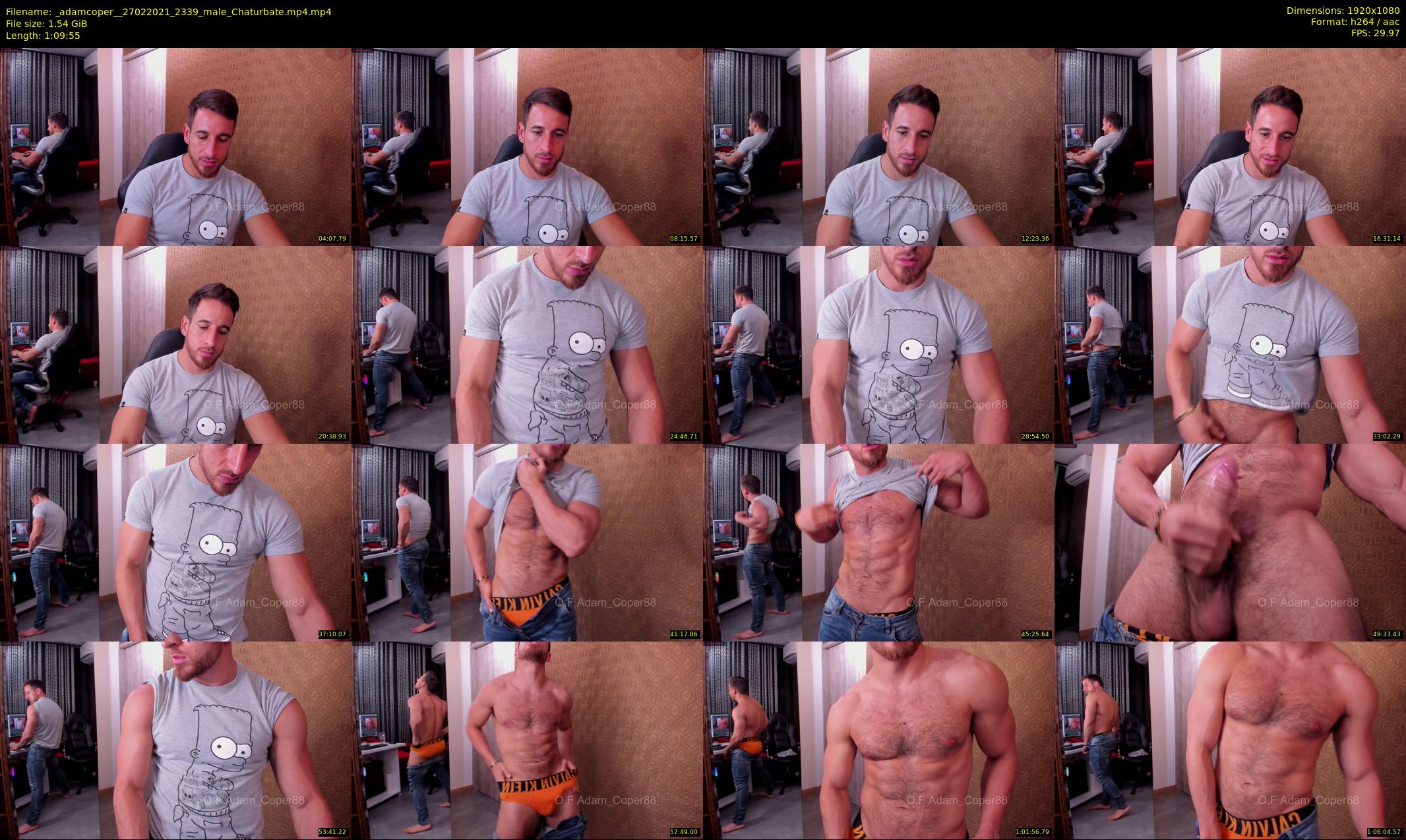 _adamcoper_ — 70 minute Chaturbate male cam show recording, 1080p, Feb 27, 2021