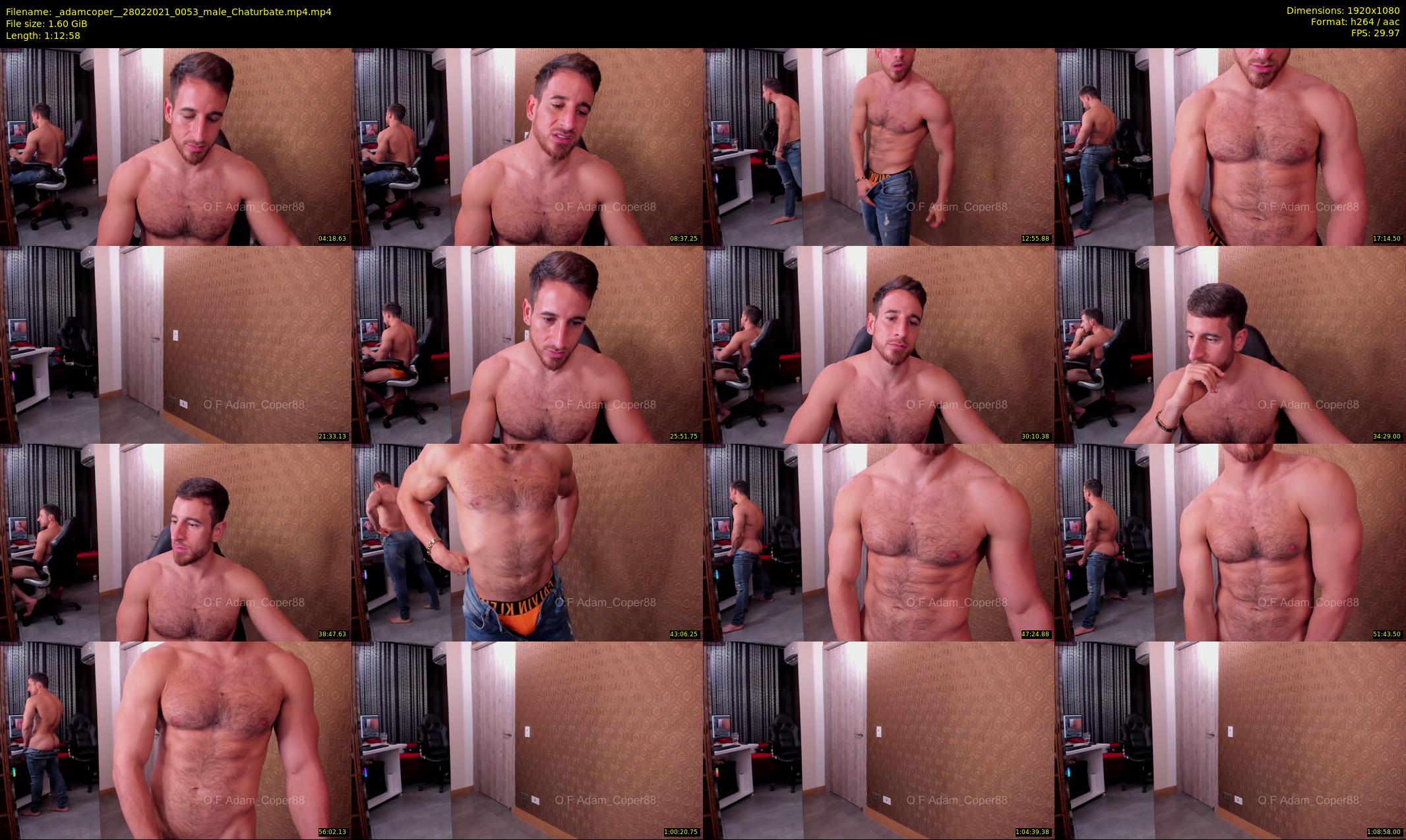 _adamcoper_ — 73 minute Chaturbate male cam show recording, 1080p, Feb 28, 2021