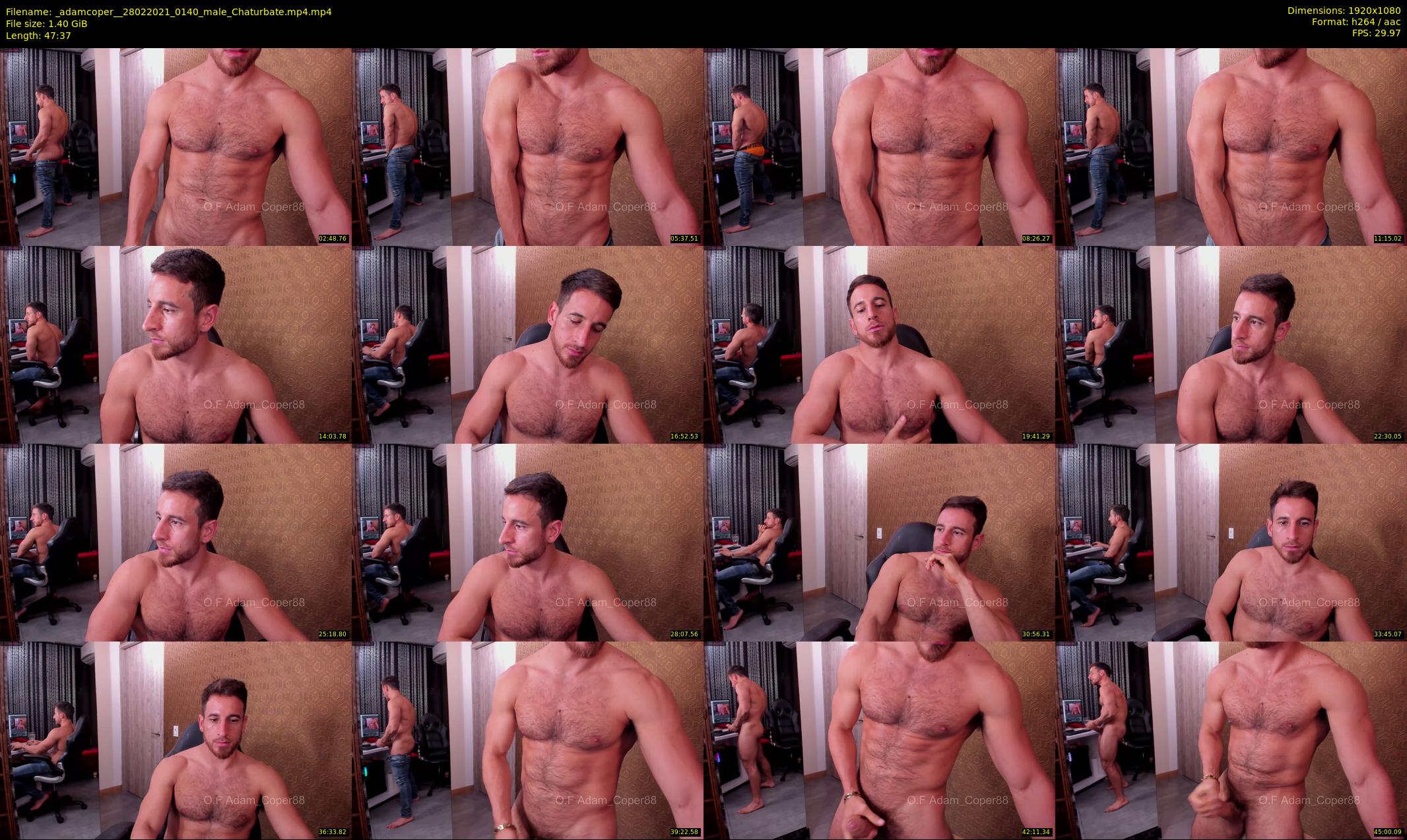 _adamcoper_ — 48 minute Chaturbate male cam show recording, 1080p, Feb 28, 2021