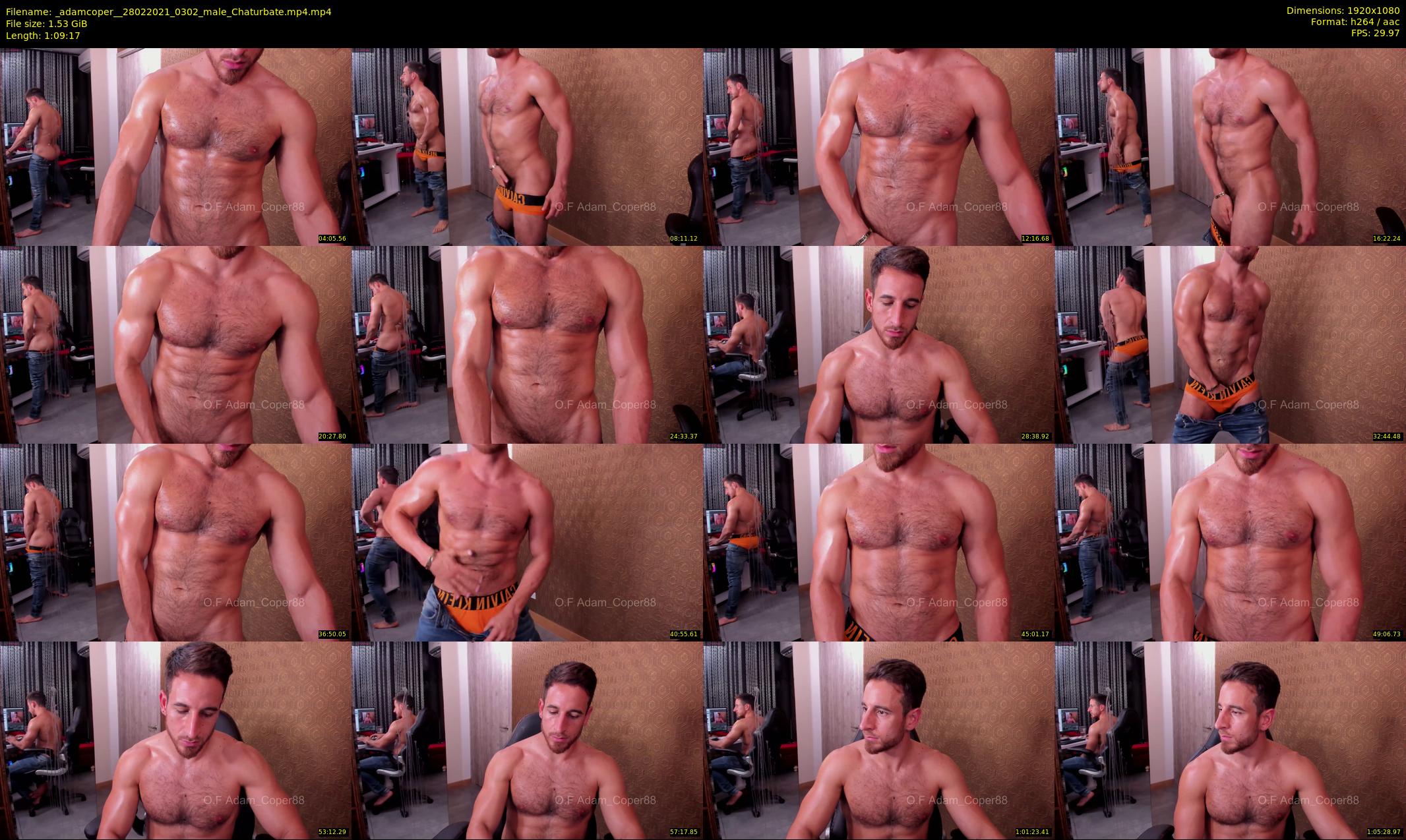 _adamcoper_ — 70 minute Chaturbate male cam show recording, 1080p, Feb 28, 2021