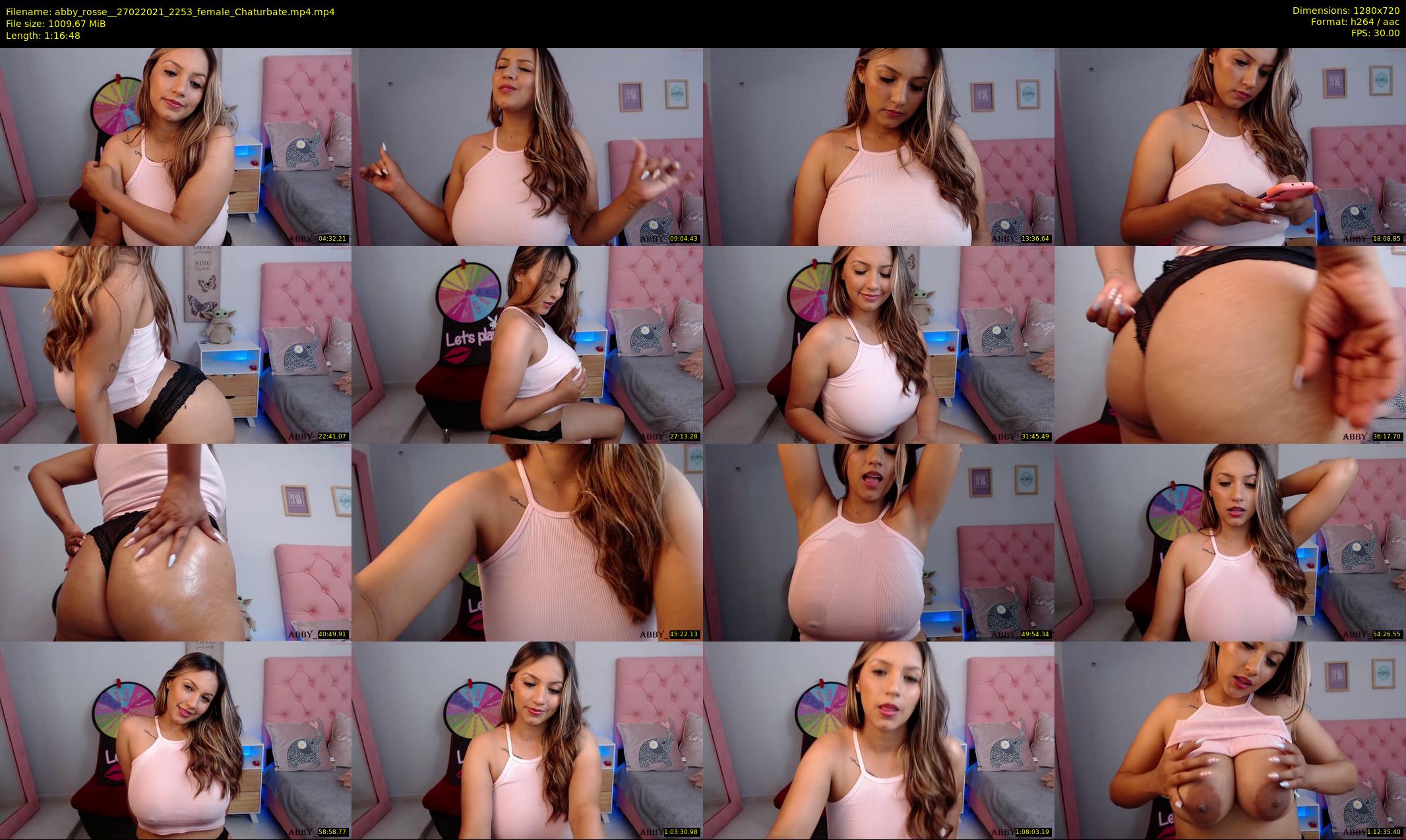 abby_rosse_ — 77 minute Chaturbate female cam show recording, 720p, Feb 27, 2021