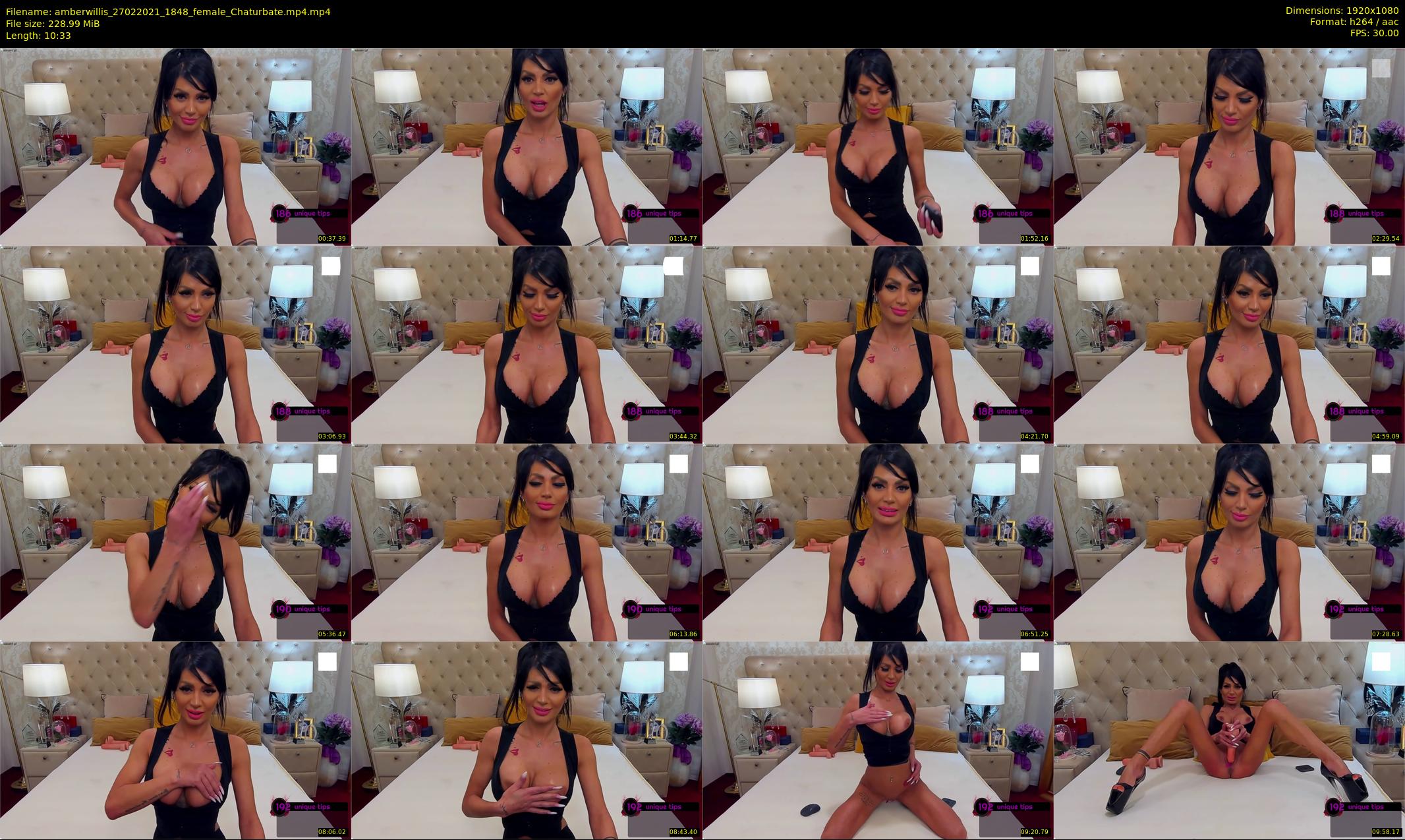 amberwillis — 11 minute Chaturbate female cam show recording, 1080p, Feb 27, 2021